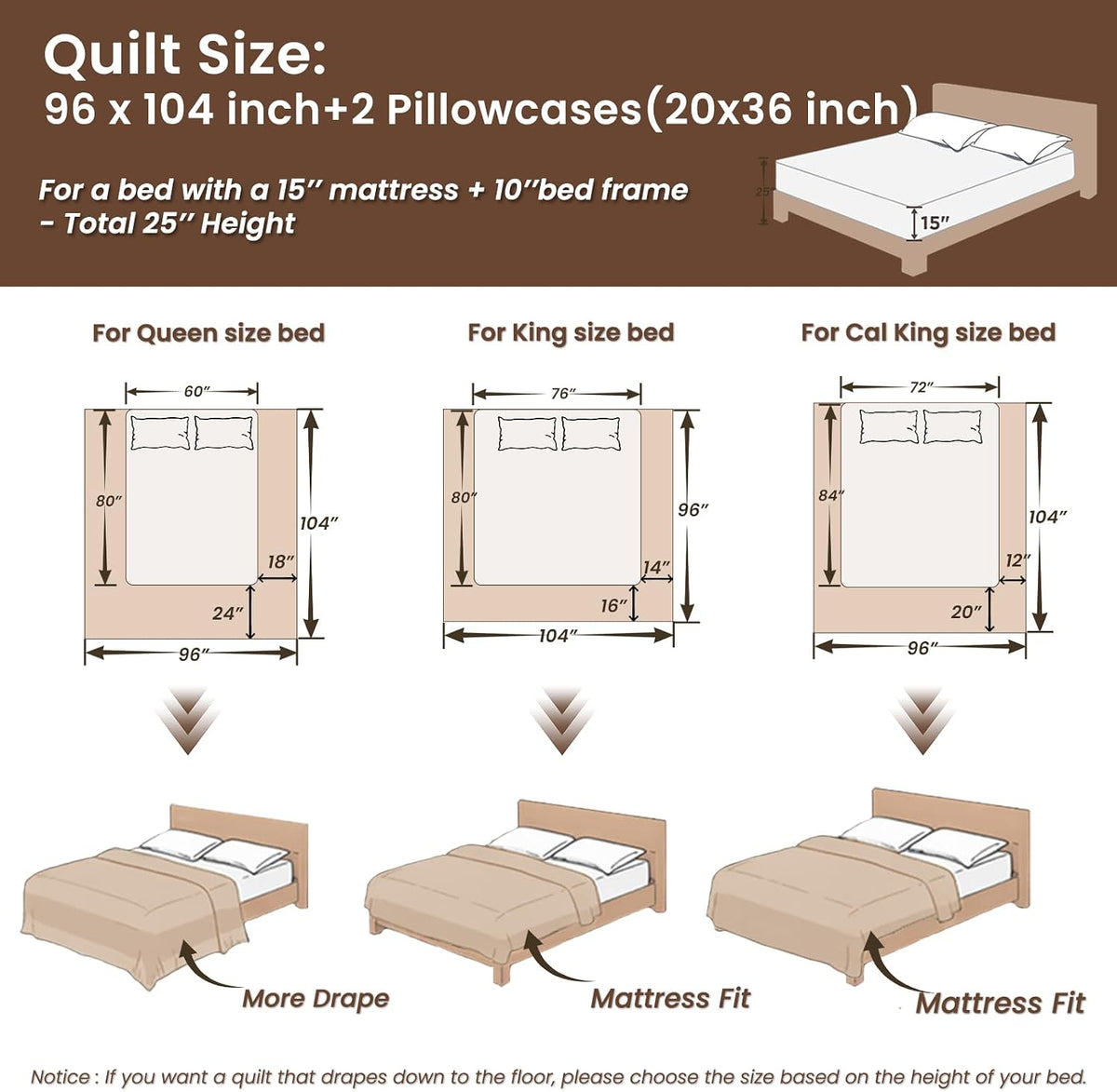 L'AGRATY Velvet Quilt King Size: 3-Piece Reversible Luxury Velvet Bedding Comforter Set - Lightweight Oversized Quilted Bedspread Coverlet with 2 Pillow Sham for All Season - Light Linen Quilt