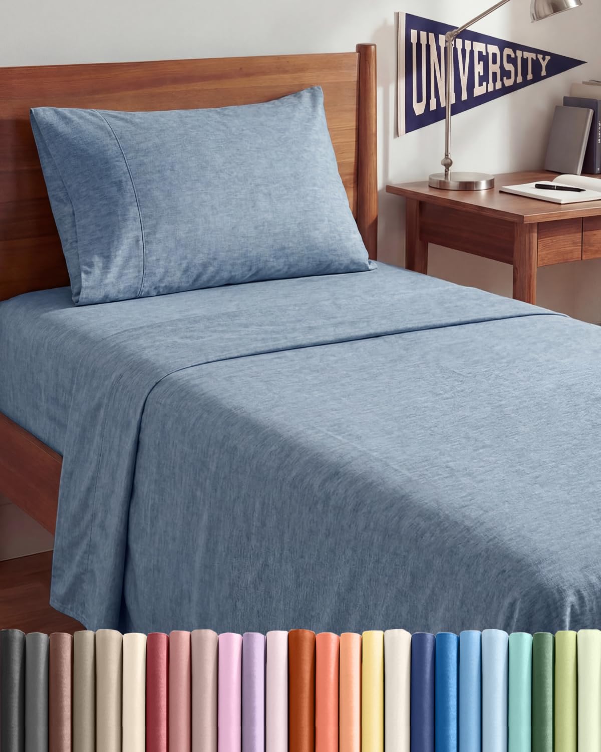 Duvet Cover Queen Size - Extra Soft 3 Piece with Zipper Closure - White