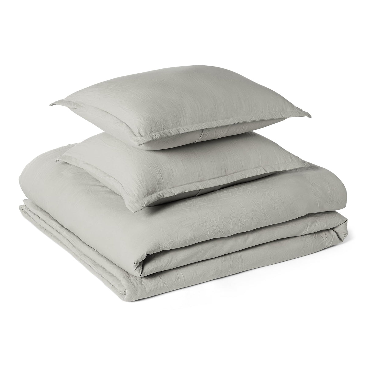 Amazon Basics Brushed Microfiber Quilt Set, Extra Soft with Natural Texture, 2-Piece, Twin/Twin XL, Beige