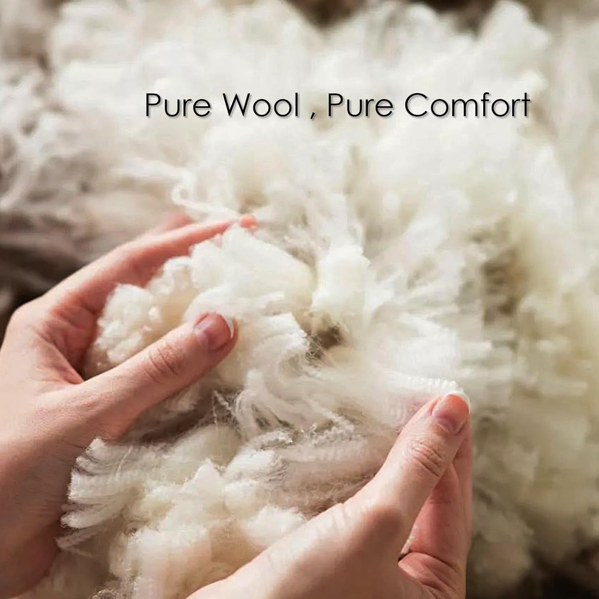 EP Mode Pure Wool Comforter, Lightweight for Summer, Twin