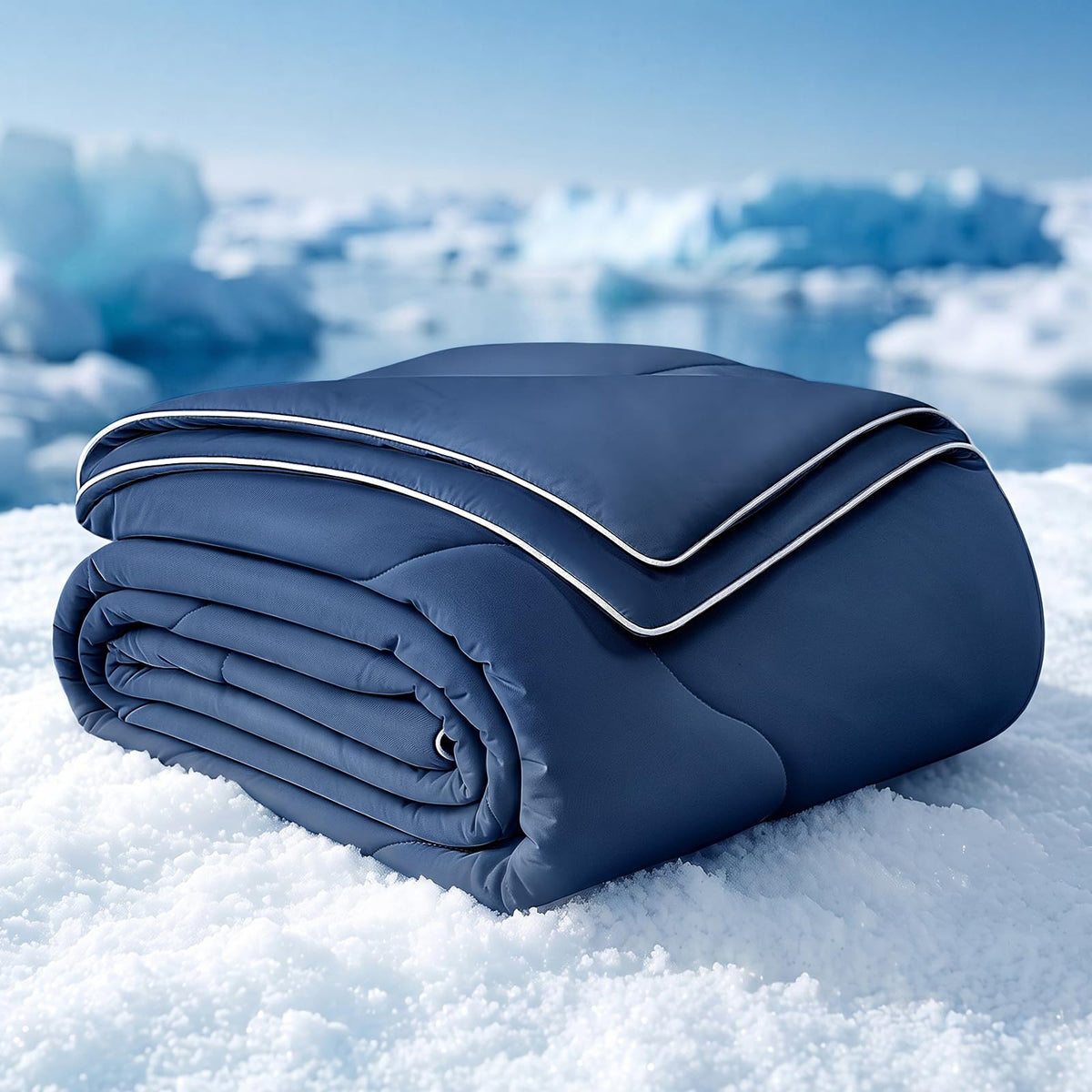 EASELAND Cooling Comforter Queen, Upgraded Double-Sided Q-MAX 0.45+