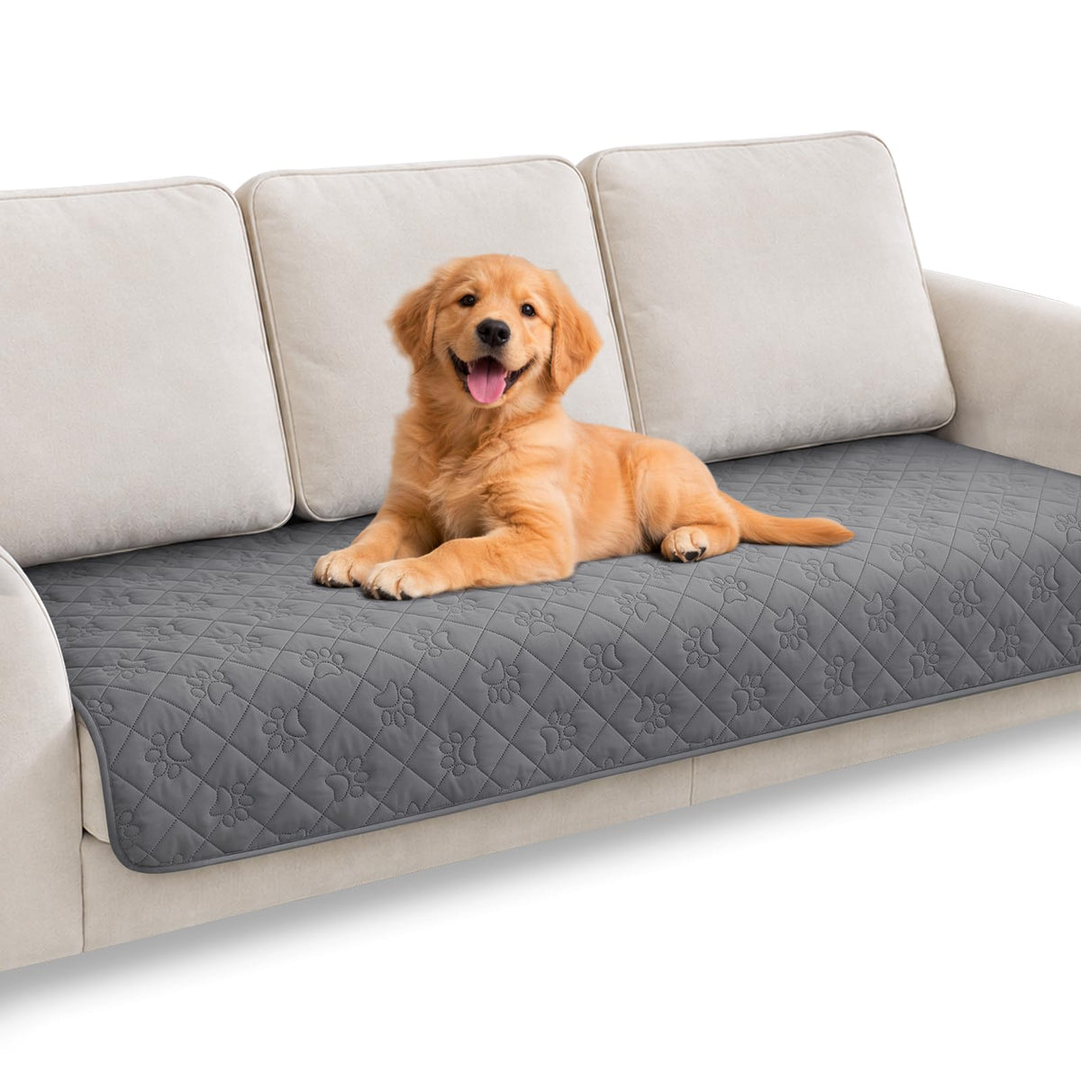 PAWFINITY Waterproof Dog Blanket for Couch, Sofa Covers for Pets Washable