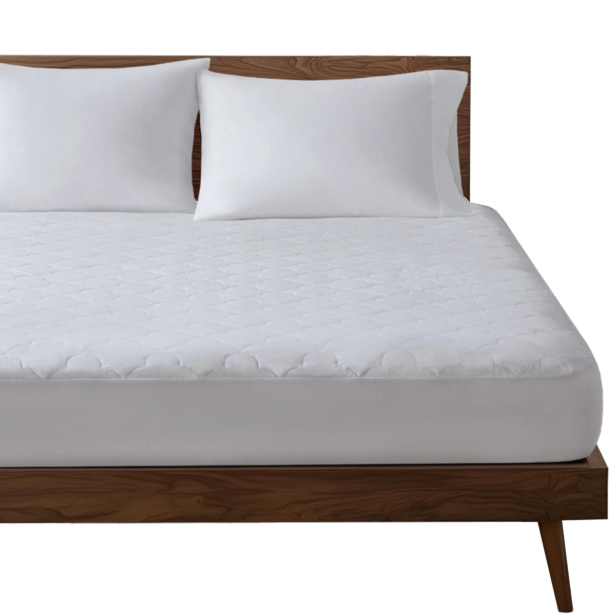 Sleep Philosophy King Size Mattress Pad, 100% Cotton Mattress Protector