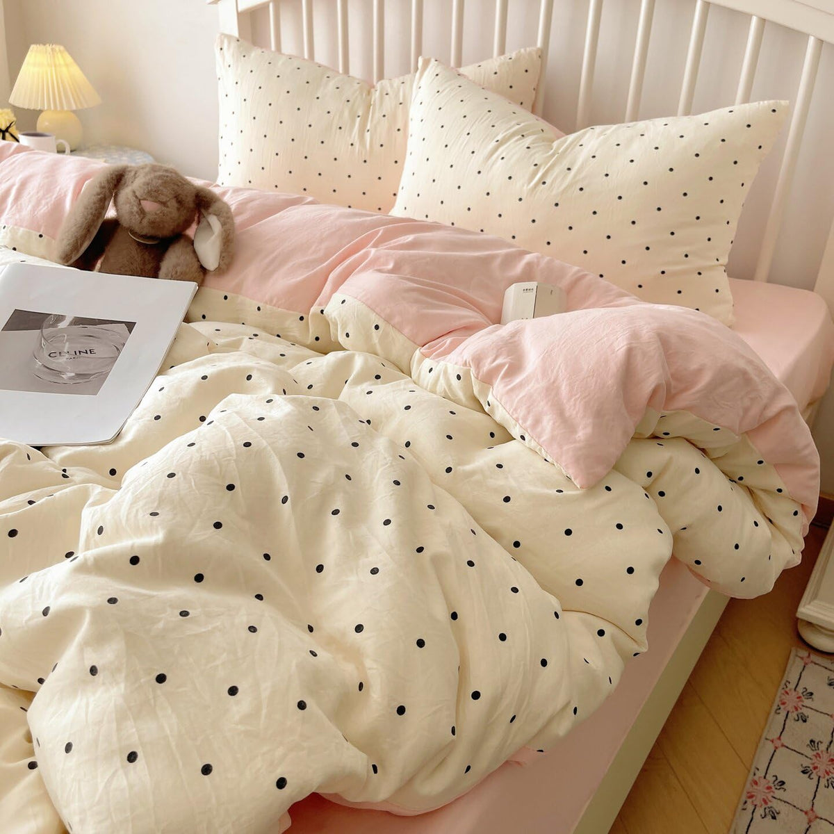 Nayoroom Gingham Duvet Cover Set Queen Blue White Plaid Checkered Bedding