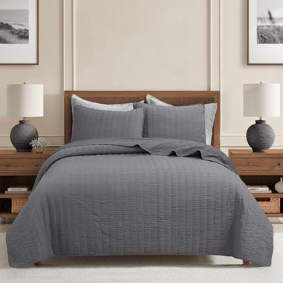 Cozy Line Home Fashions 100% Cotton Victorian Medallion Solid White Matelasse Embossed Bedding Quilt Set, Reversible Lightweight Bedspread, Coverlet for All Season (Blantyre - White, Twin - 2 Piece)