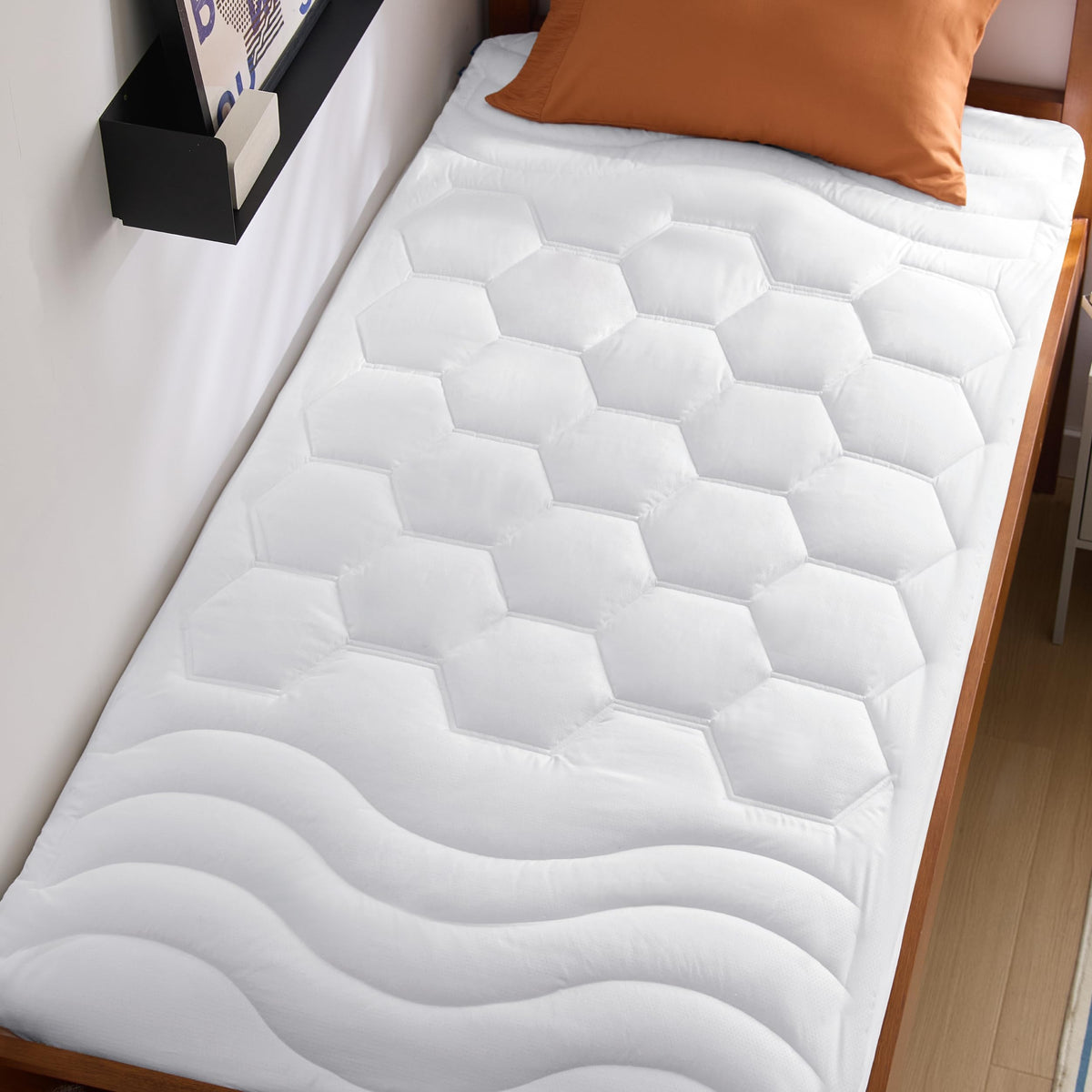 Bedsure King Mattress Pad, Mattress Topper with 8-21 Inches Deep Pocket