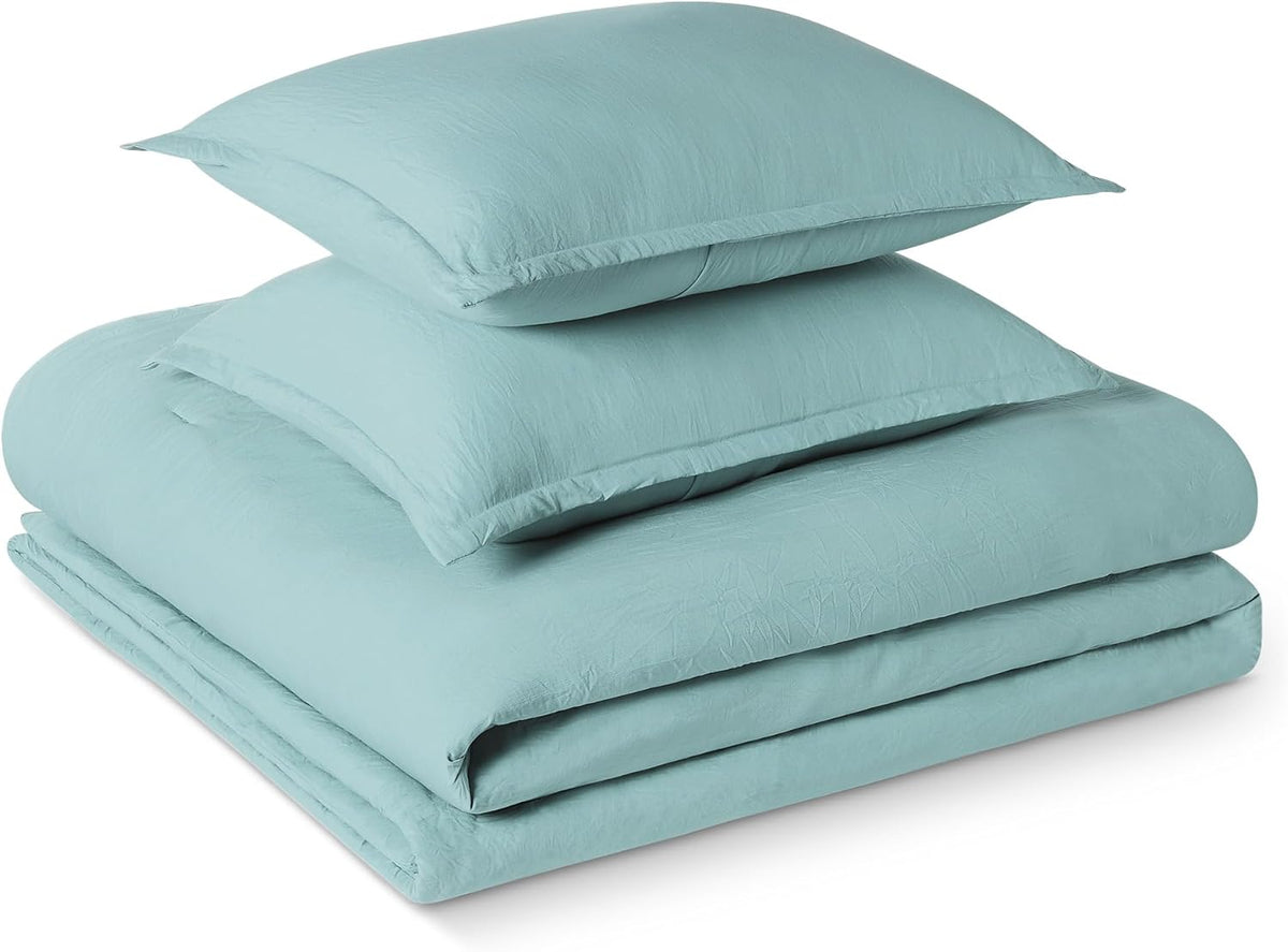 Amazon Basics Brushed Microfiber Quilt Set, Extra Soft with Natural Texture, 2-Piece, Twin/Twin XL, Beige