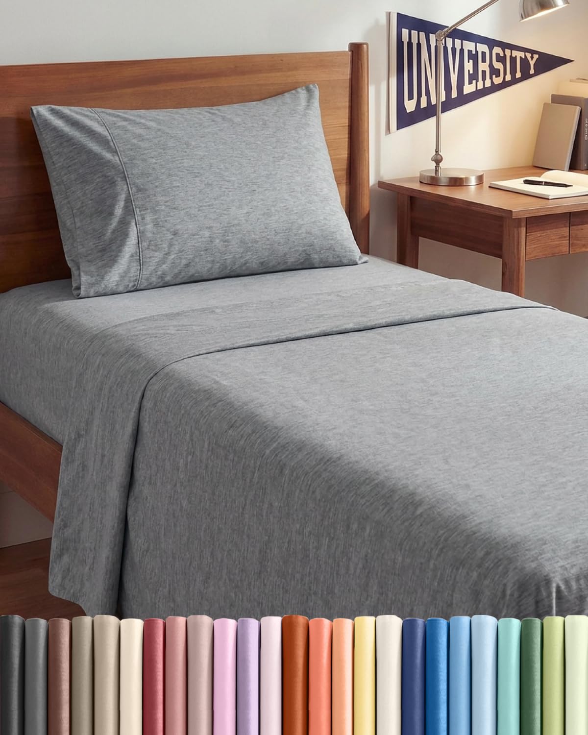 Duvet Cover Queen Size - Extra Soft 3 Piece with Zipper Closure - White