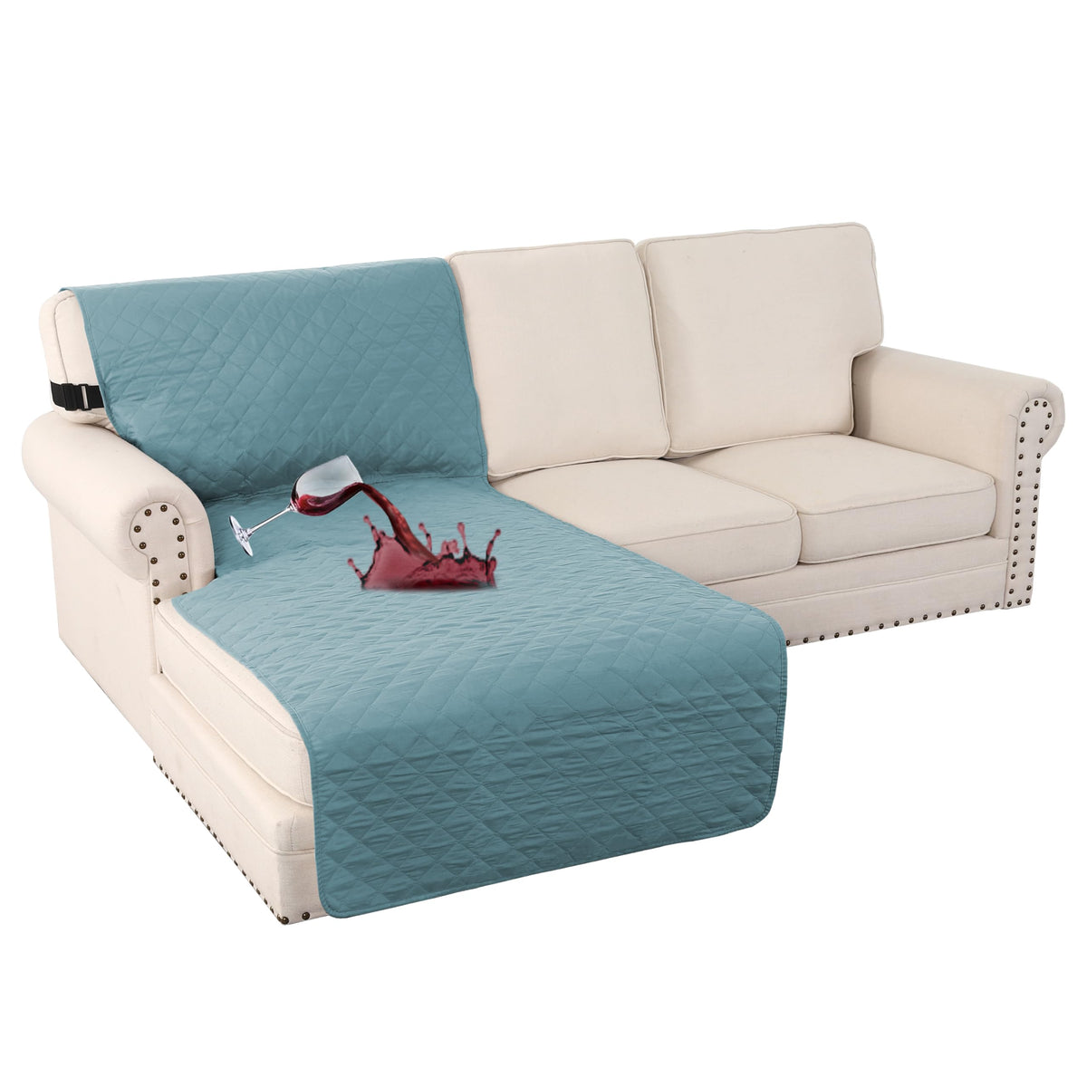 Turquoize 100% Waterproof Sofa Covers Couch Cover for Dogs, Sofa 70"