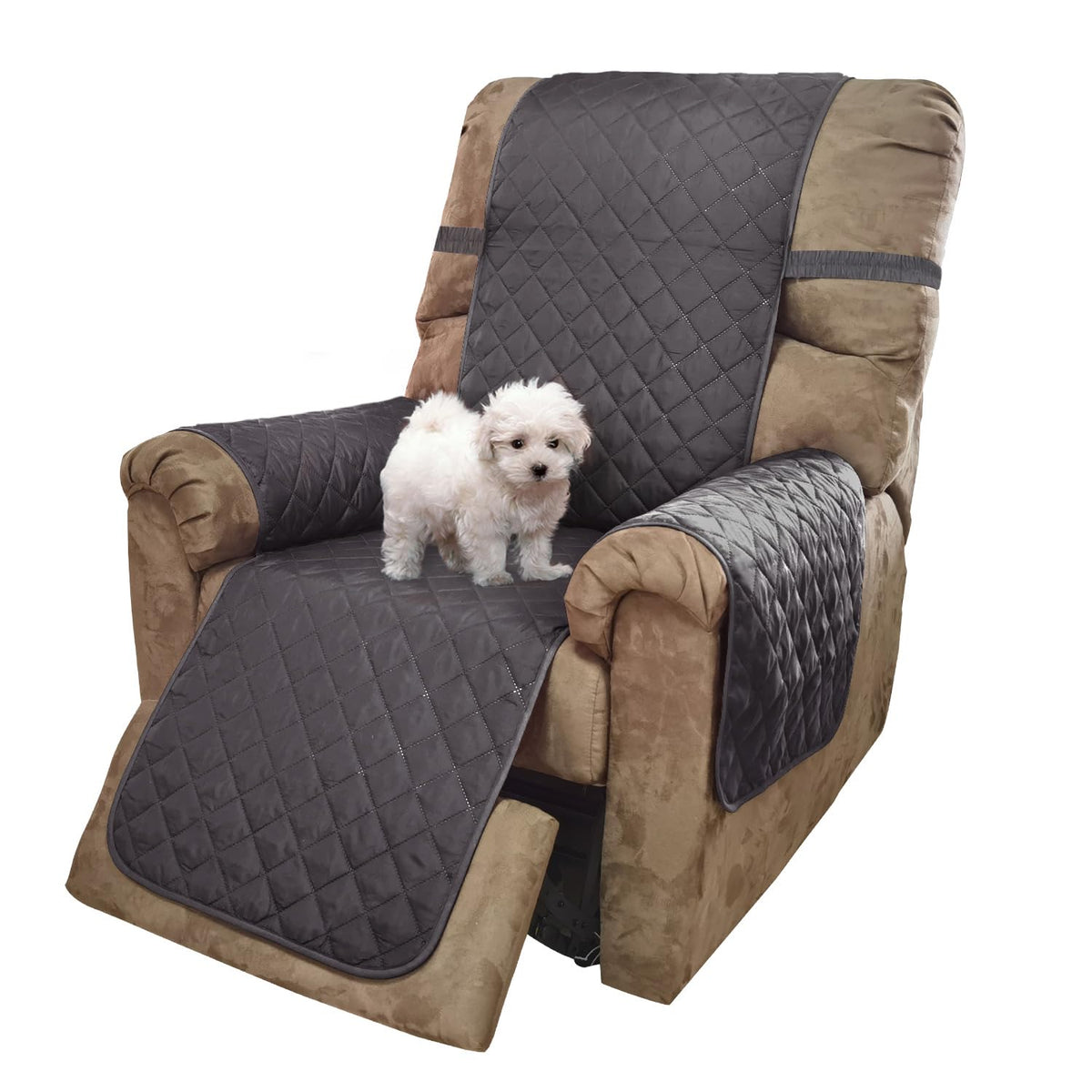 U-NICE HOME Reversible Sofa Cover Couch Cover for Dogs, Beige/Beige