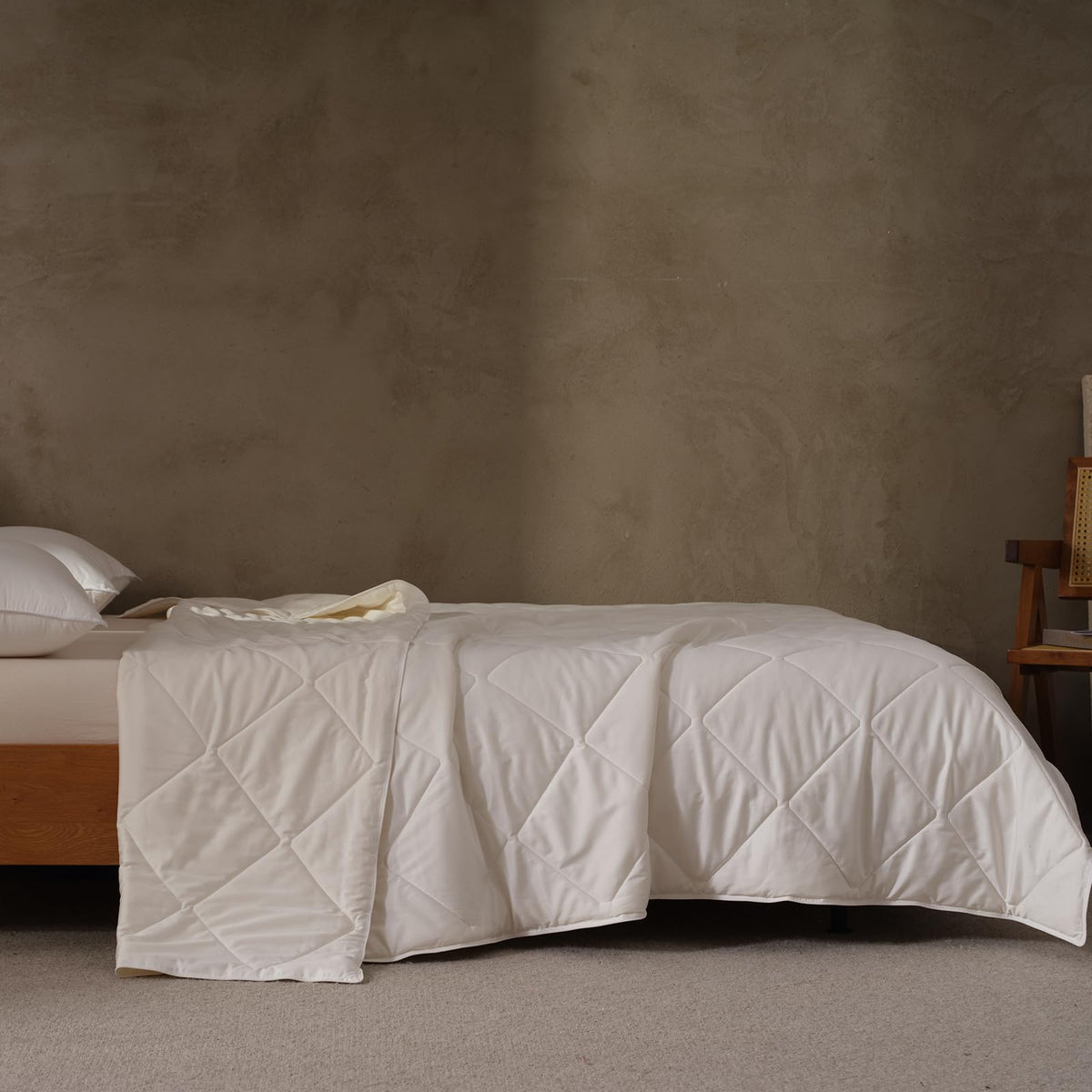 EP Mode Pure Wool Comforter, Lightweight for Summer, Twin