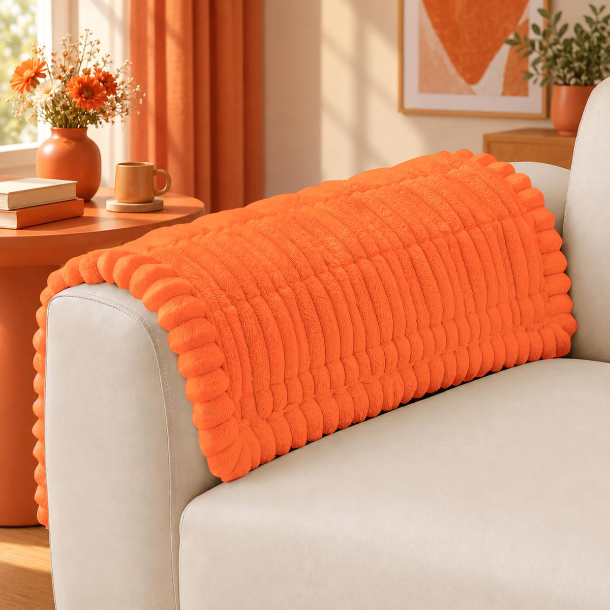 decorUhome Couch Cover for Dogs, Non Slip Fuzzy Thick Pet Sofa Protector