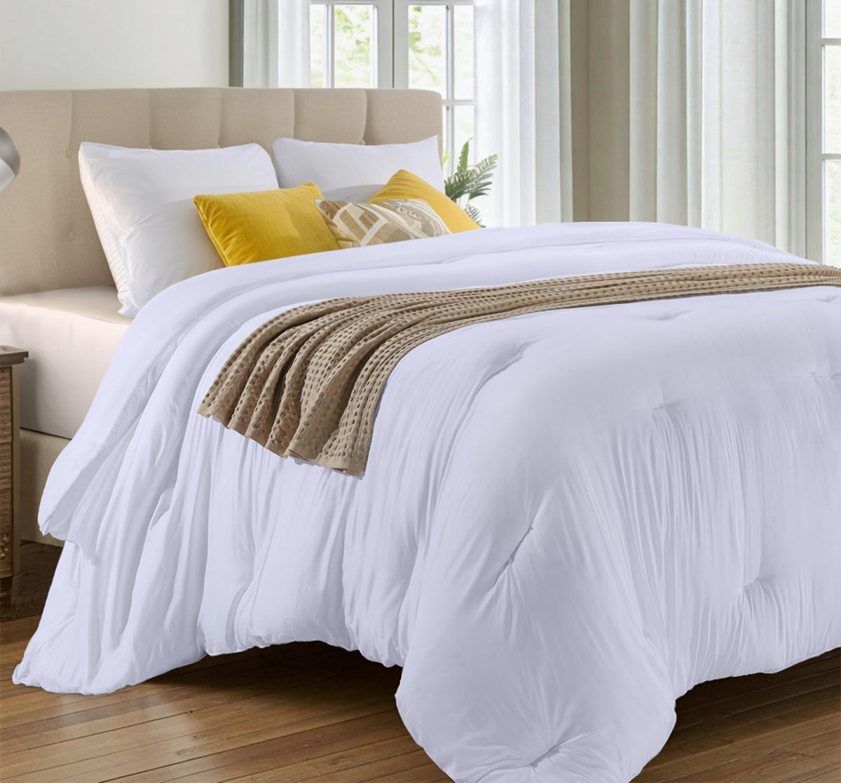 Utopia Bedding Twin XL Duvet Insert, White, Comforter, 68 x 92 Inches
