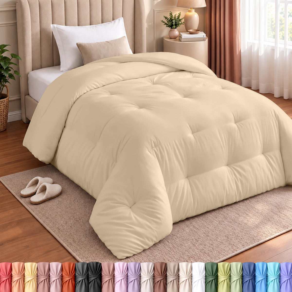 Utopia Bedding Twin XL Duvet Insert, White, Comforter, 68 x 92 Inches