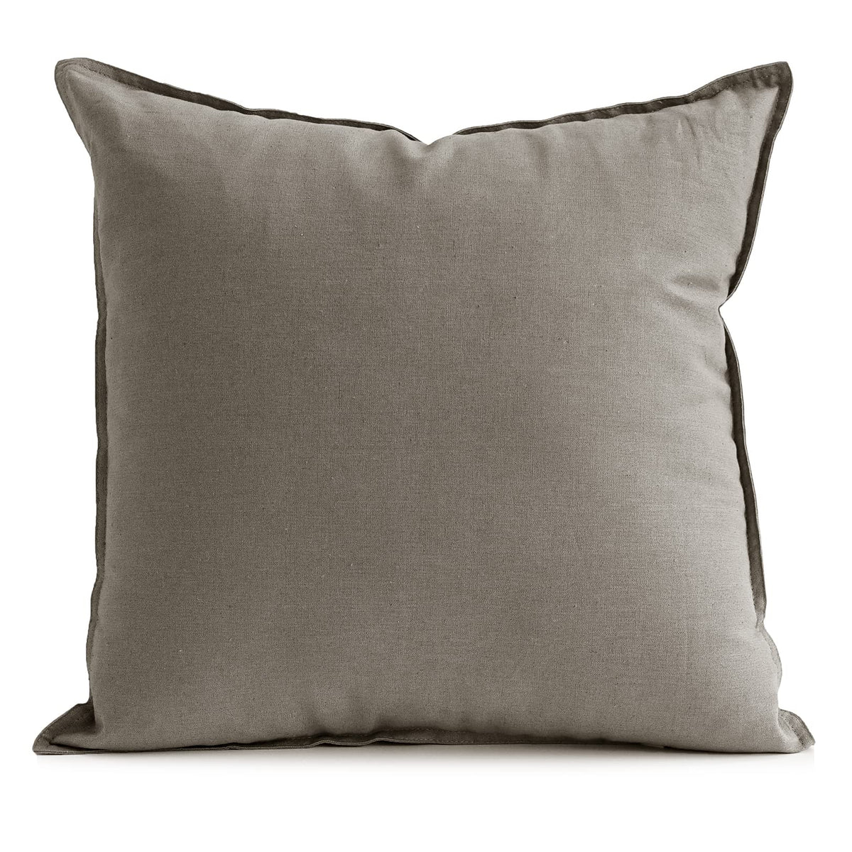 Jeanerlor Cotton Linen Square Decorative Throw Pillow Case Cushion Cover with Twin Needles Stitch on Edge,for Wedding Party Gift Car 12"x20"(30 x 50cm), Olive Green