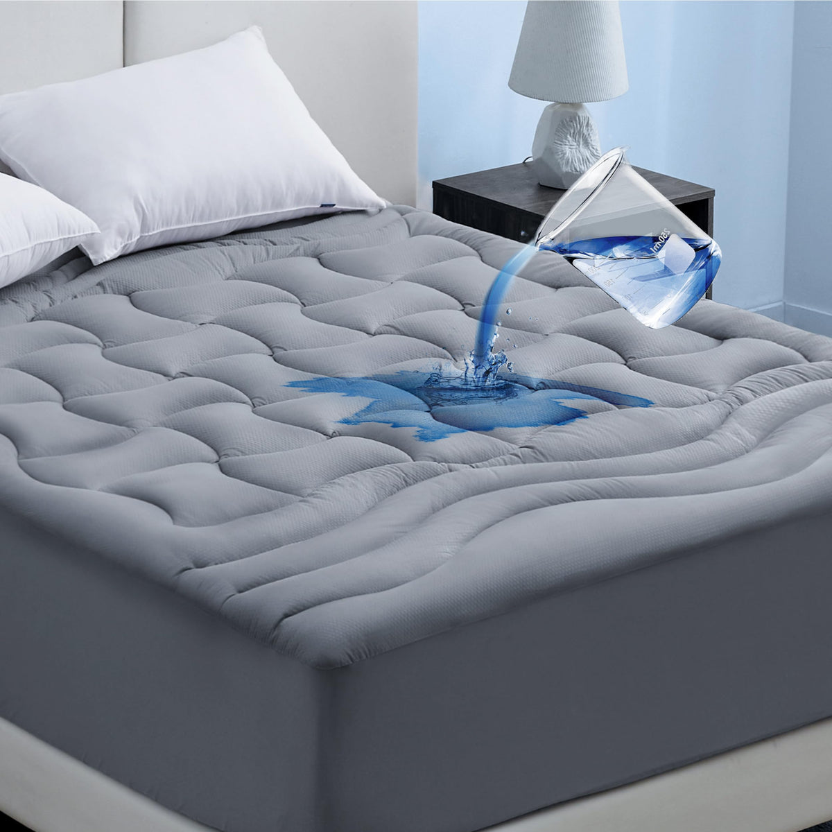 Bedsure Waterproof Mattress Protector Queen with 8-21 Inches Deep Pocket