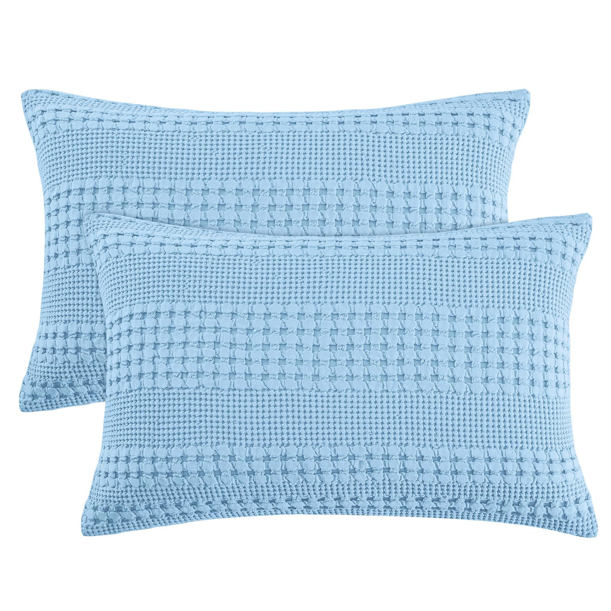 PHF Cotton Waffle Body Pillowcase 20" x 54", Oatmeal, No Insert