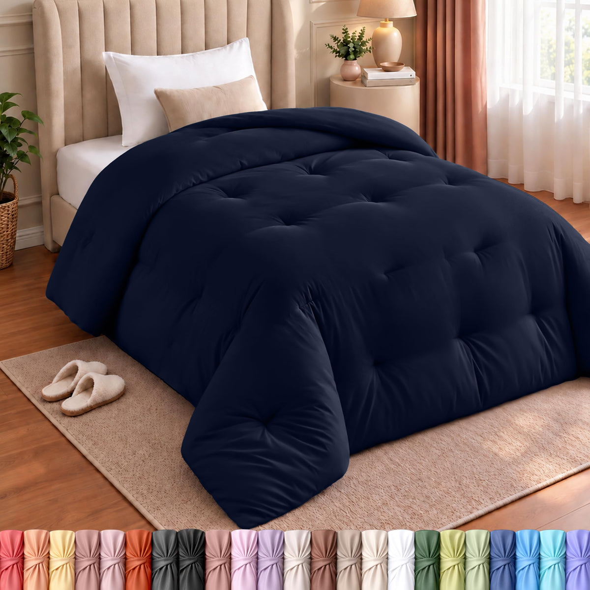 Utopia Bedding Twin XL Duvet Insert, White, Comforter, 68 x 92 Inches