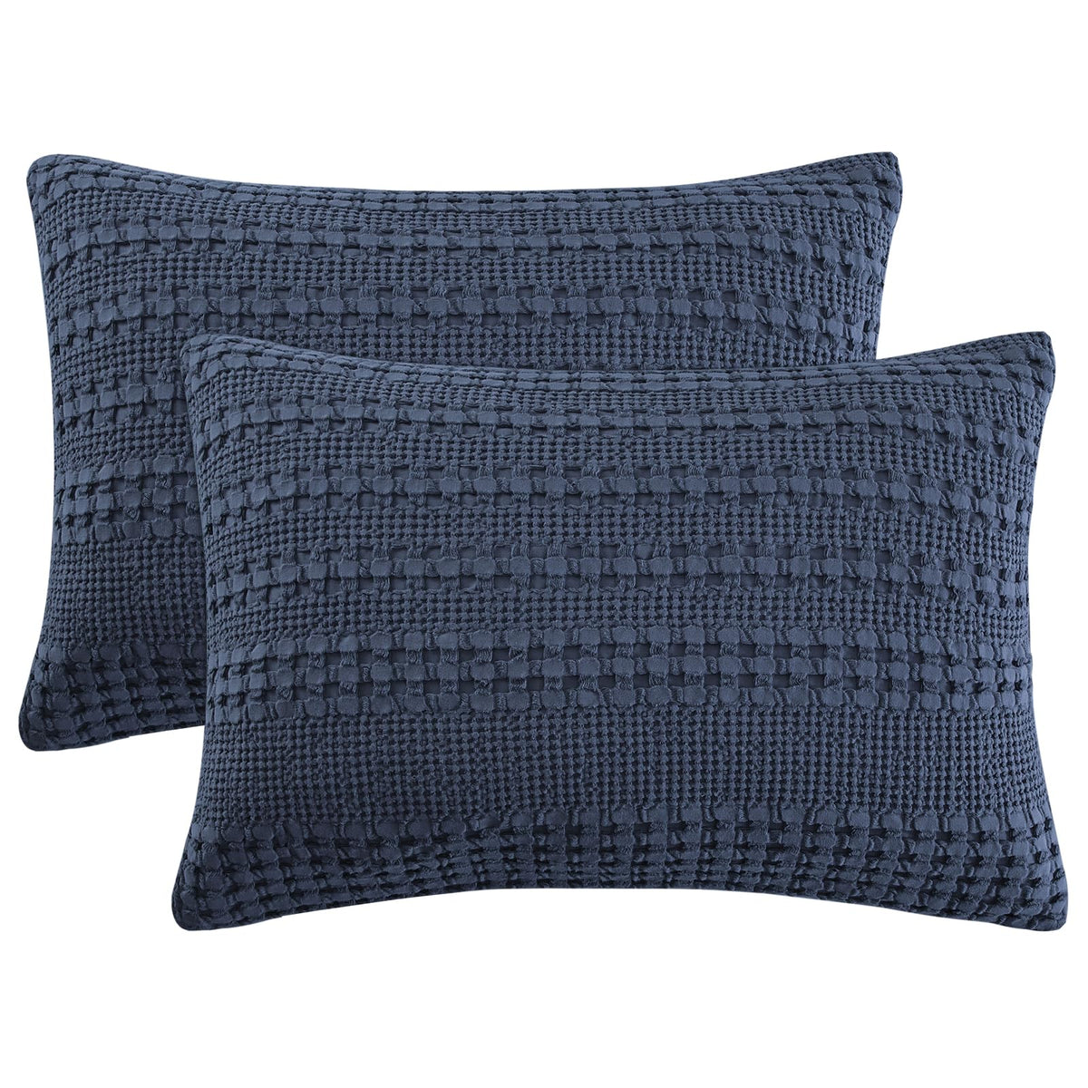 PHF Cotton Waffle Body Pillowcase 20" x 54", Oatmeal, No Insert