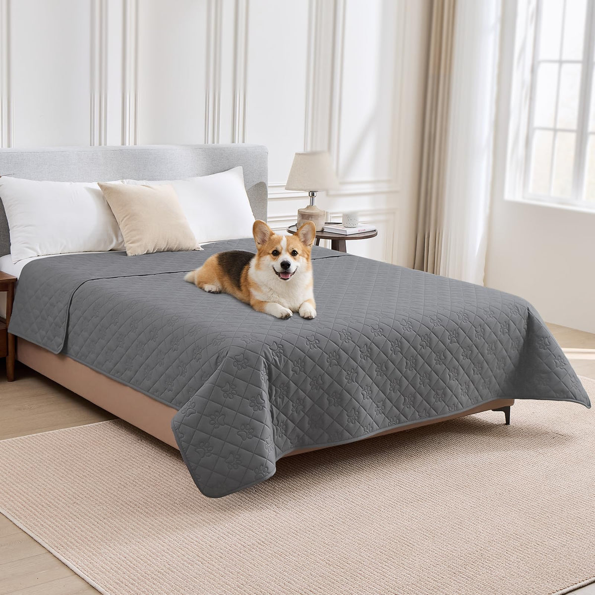 PAWFINITY Waterproof Dog Blanket for Couch, Sofa Covers for Pets Washable