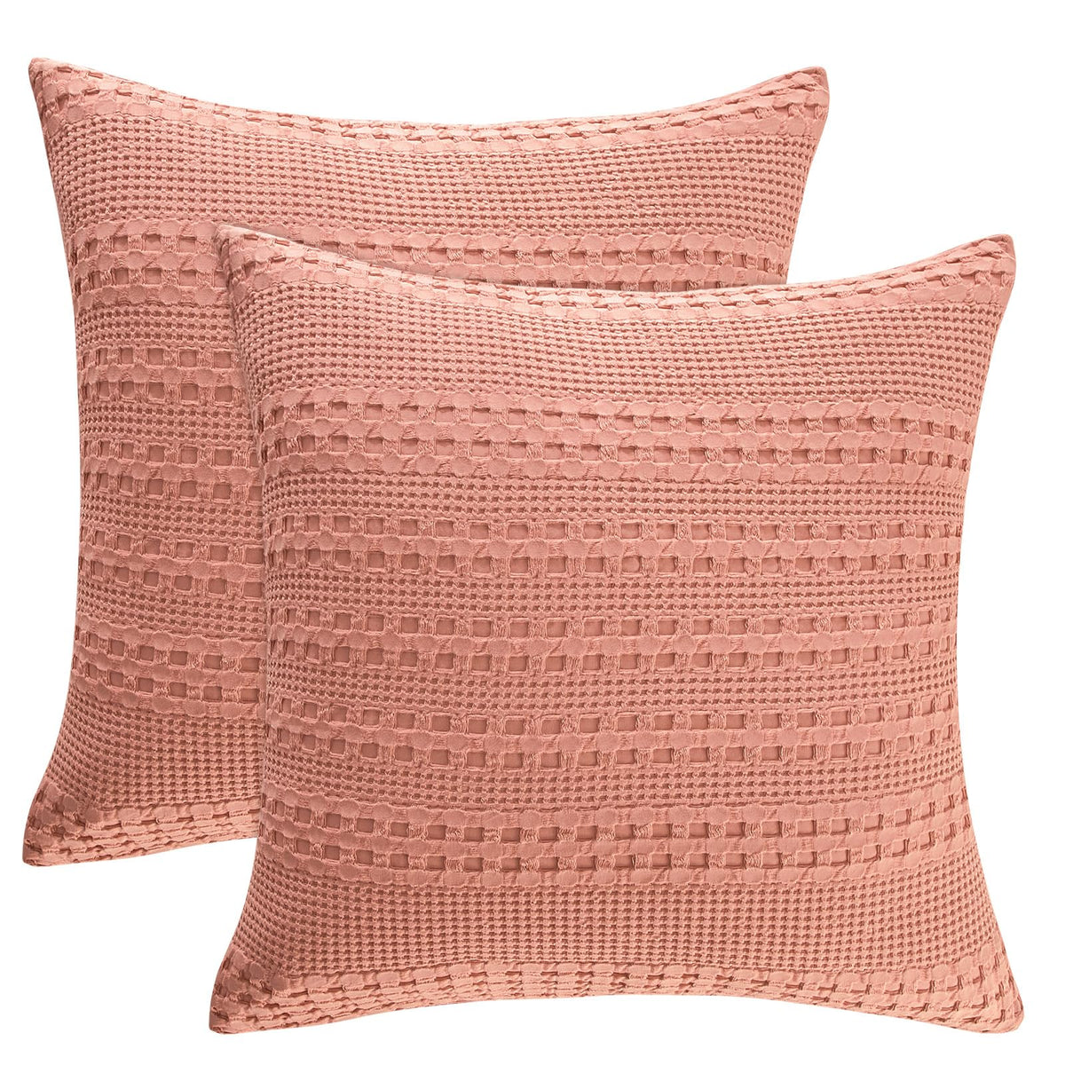 PHF Cotton Waffle Body Pillowcase 20" x 54", Oatmeal, No Insert