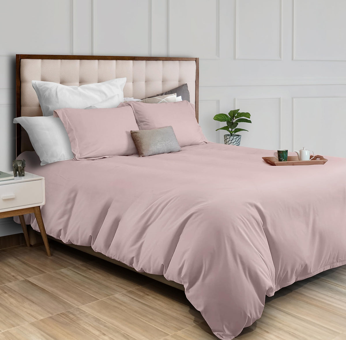 White Classic White Queen Duvet Cover Set, Microfiber Duvet Cover with Zipper, Duvet Cover Set of 1 Down Comforter Cover with 2 Pillow Shams, Luxury Comforter Cover Queen Size | Comforter Not Included