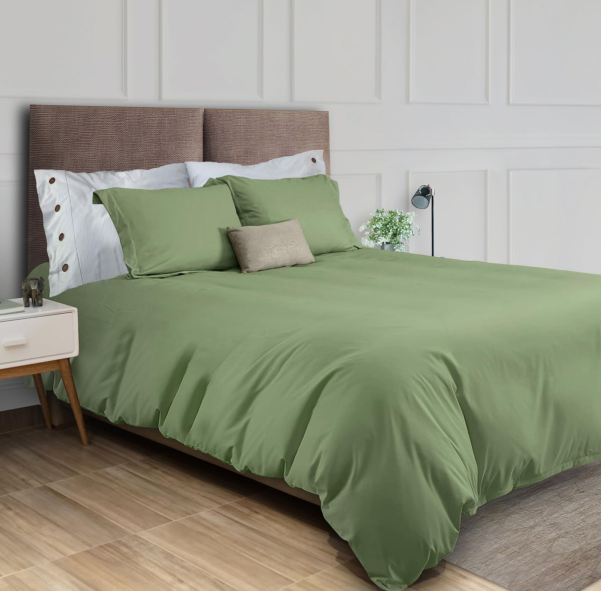 White Classic White Queen Duvet Cover Set, Microfiber Duvet Cover with Zipper, Duvet Cover Set of 1 Down Comforter Cover with 2 Pillow Shams, Luxury Comforter Cover Queen Size | Comforter Not Included