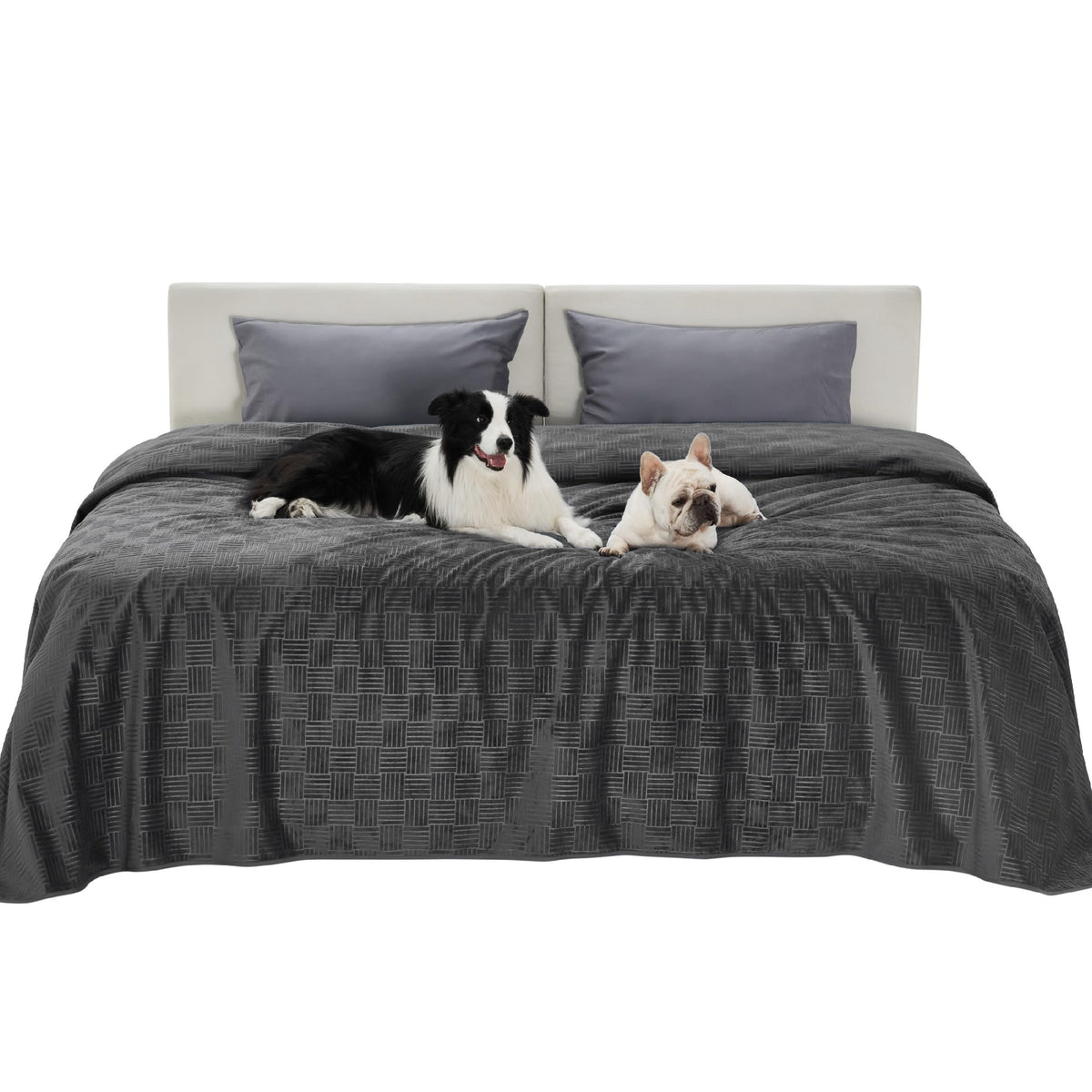 Bedsure Waterproof Bed Cover for Bed and Dogs Quick Drying, 82x102IN