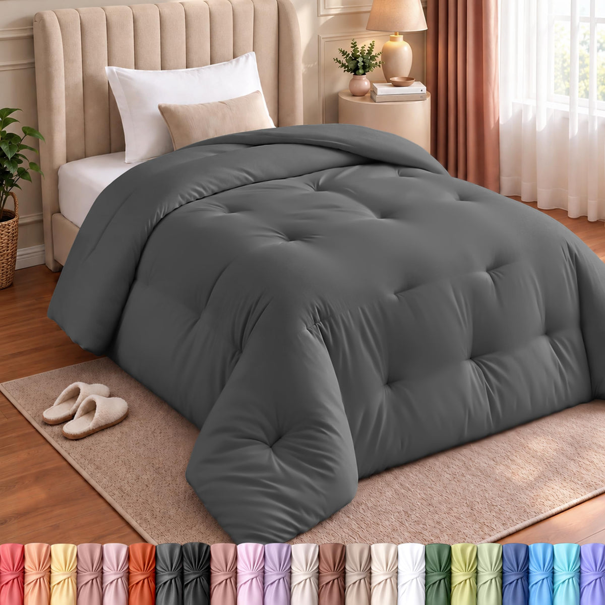 Utopia Bedding Twin XL Duvet Insert, White, Comforter, 68 x 92 Inches