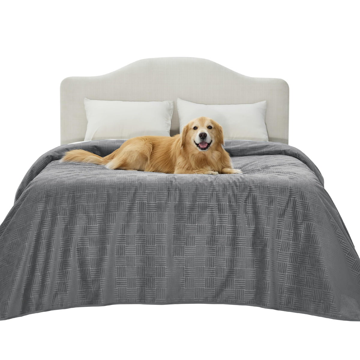 Bedsure Waterproof Bed Cover for Bed and Dogs Quick Drying, 82x102IN