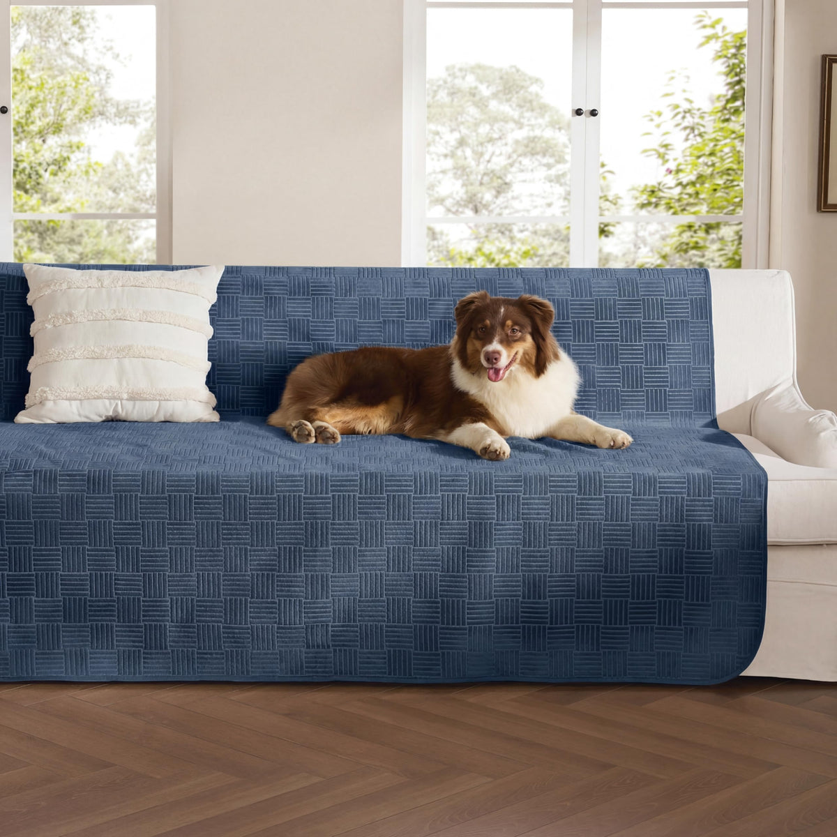 Bedsure Waterproof Bed Cover for Bed and Dogs Quick Drying, 82x102IN