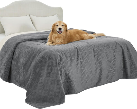 Bedsure Waterproof Bed Cover for Bed and Dogs Quick Drying, 82x102IN