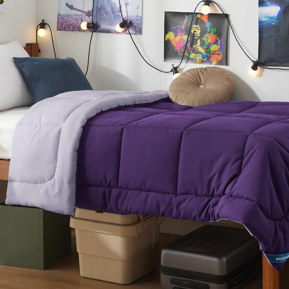 Bedsure King Comforter Duvet Insert - Bed Comforter Quilted, White