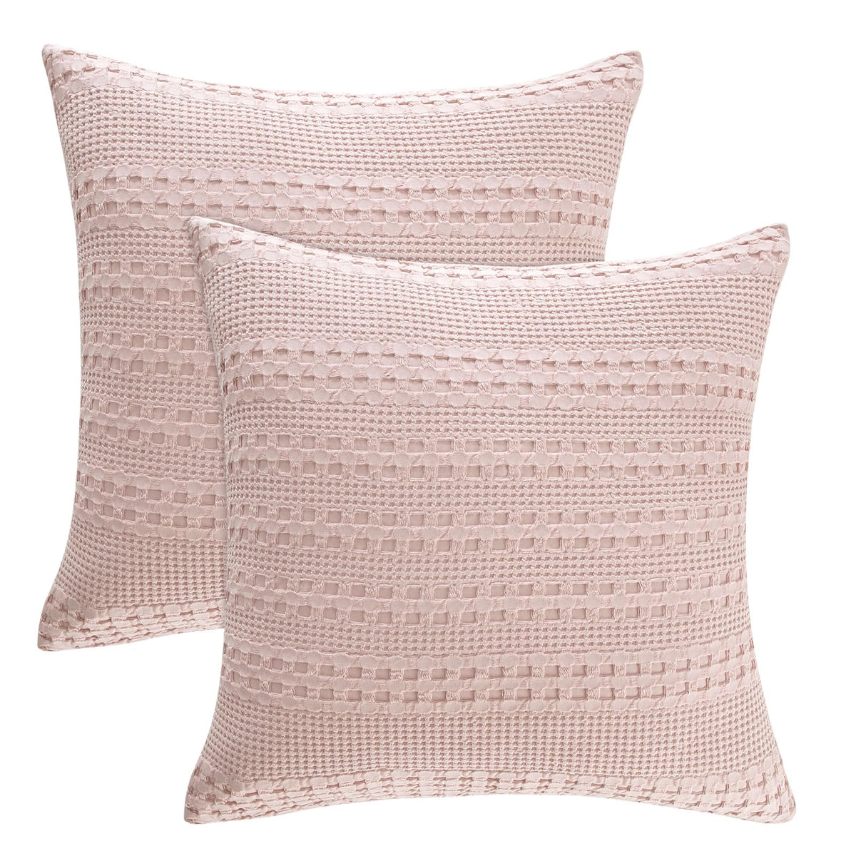 PHF Cotton Waffle Body Pillowcase 20" x 54", Oatmeal, No Insert