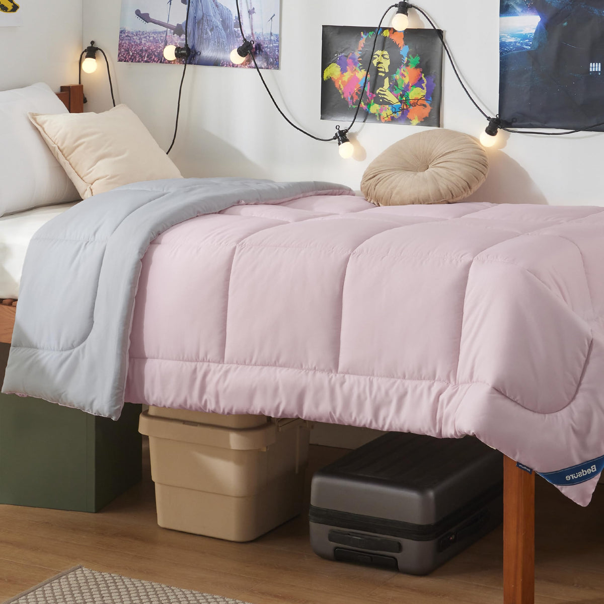 Bedsure King Comforter Duvet Insert - Bed Comforter Quilted, White