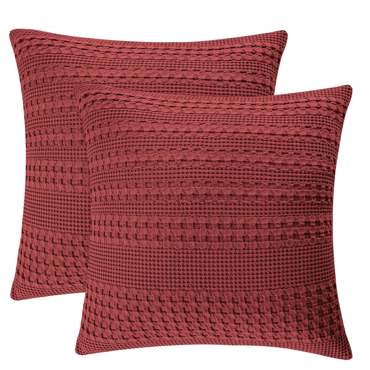 PHF Cotton Waffle Body Pillowcase 20" x 54", Oatmeal, No Insert