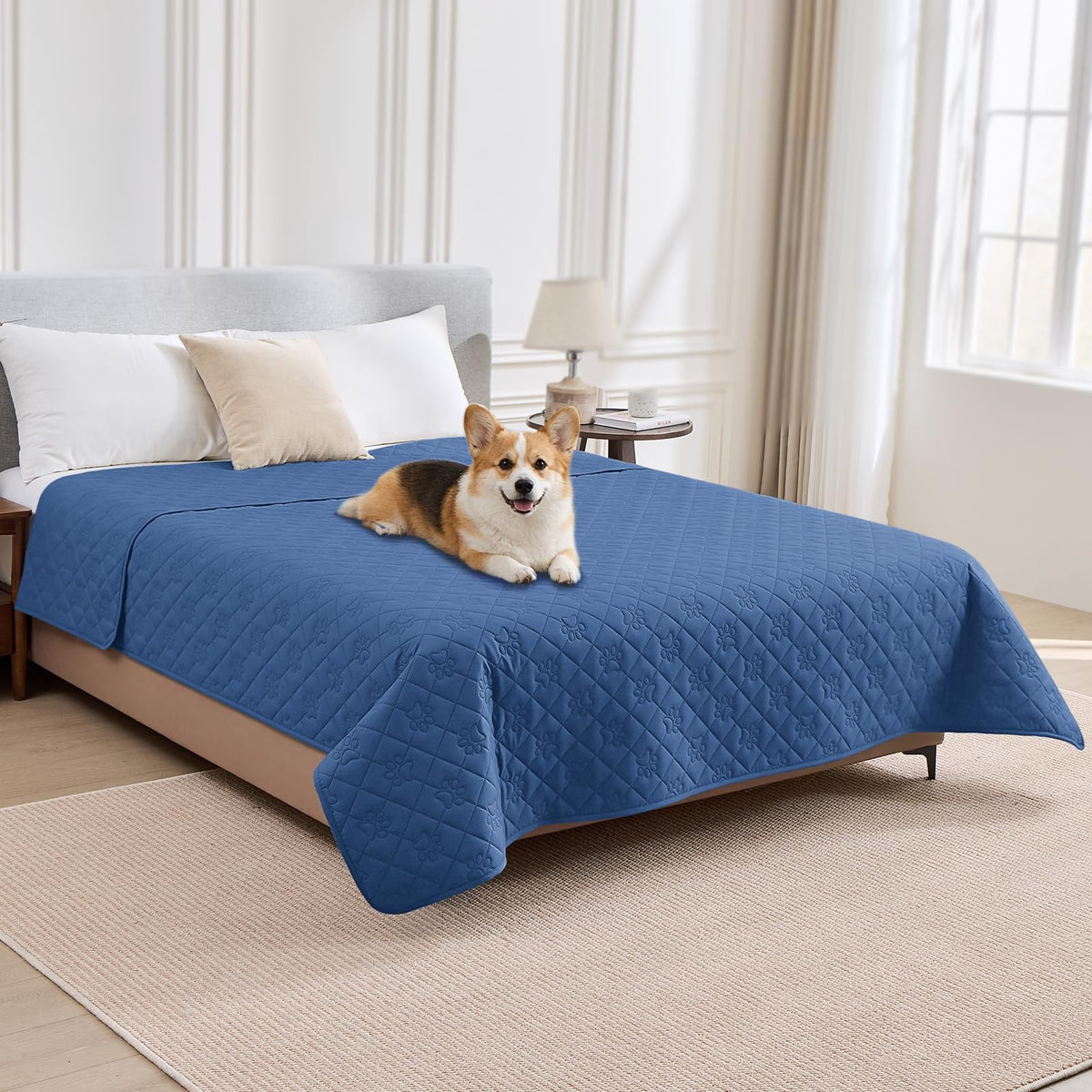 PAWFINITY Waterproof Dog Blanket for Couch, Sofa Covers for Pets Washable
