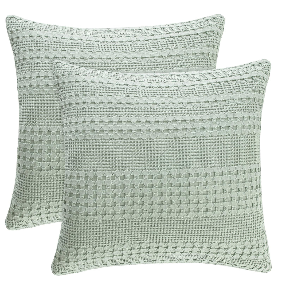 PHF Cotton Waffle Body Pillowcase 20" x 54", Oatmeal, No Insert