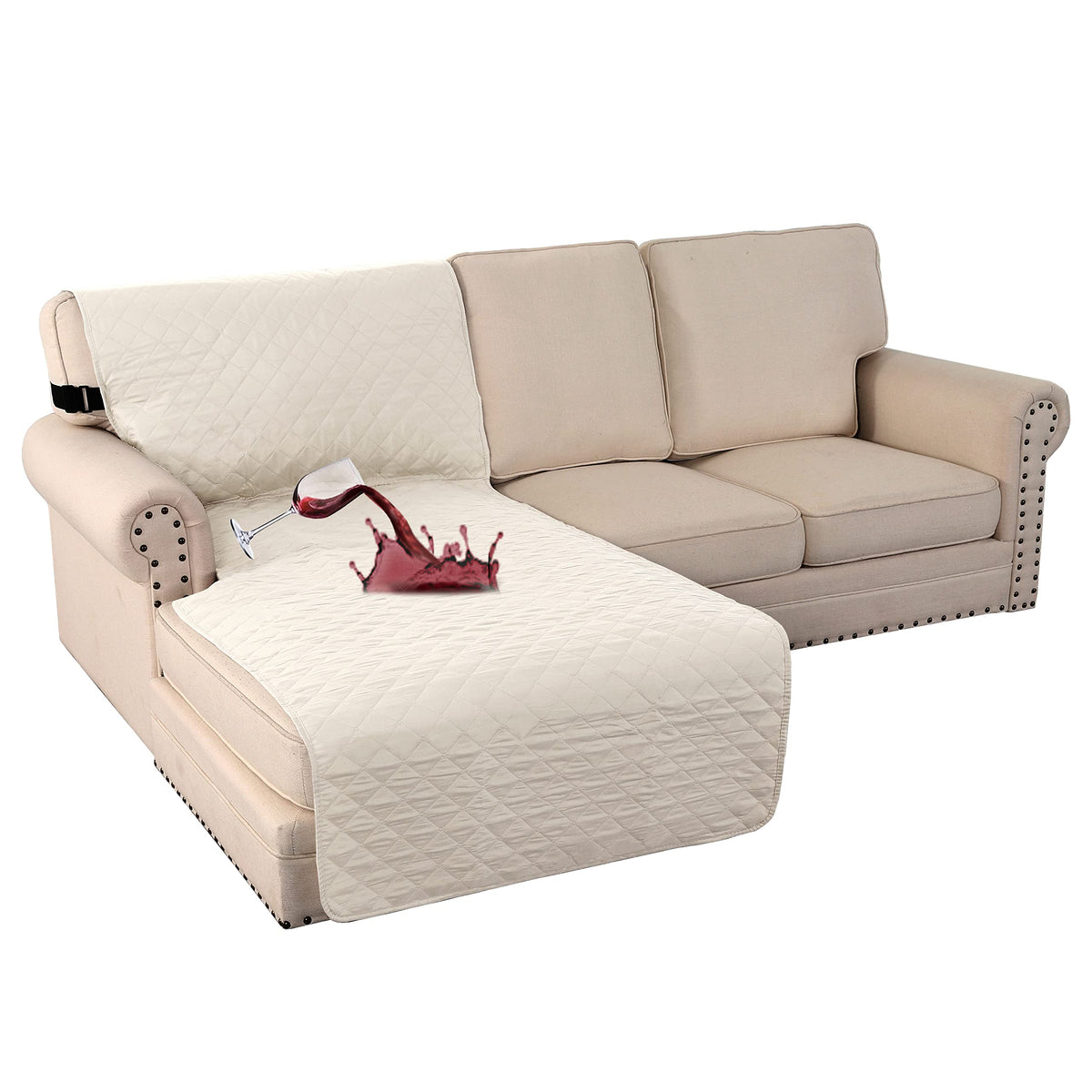 Turquoize 100% Waterproof Sofa Covers Couch Cover for Dogs, Sofa 70"