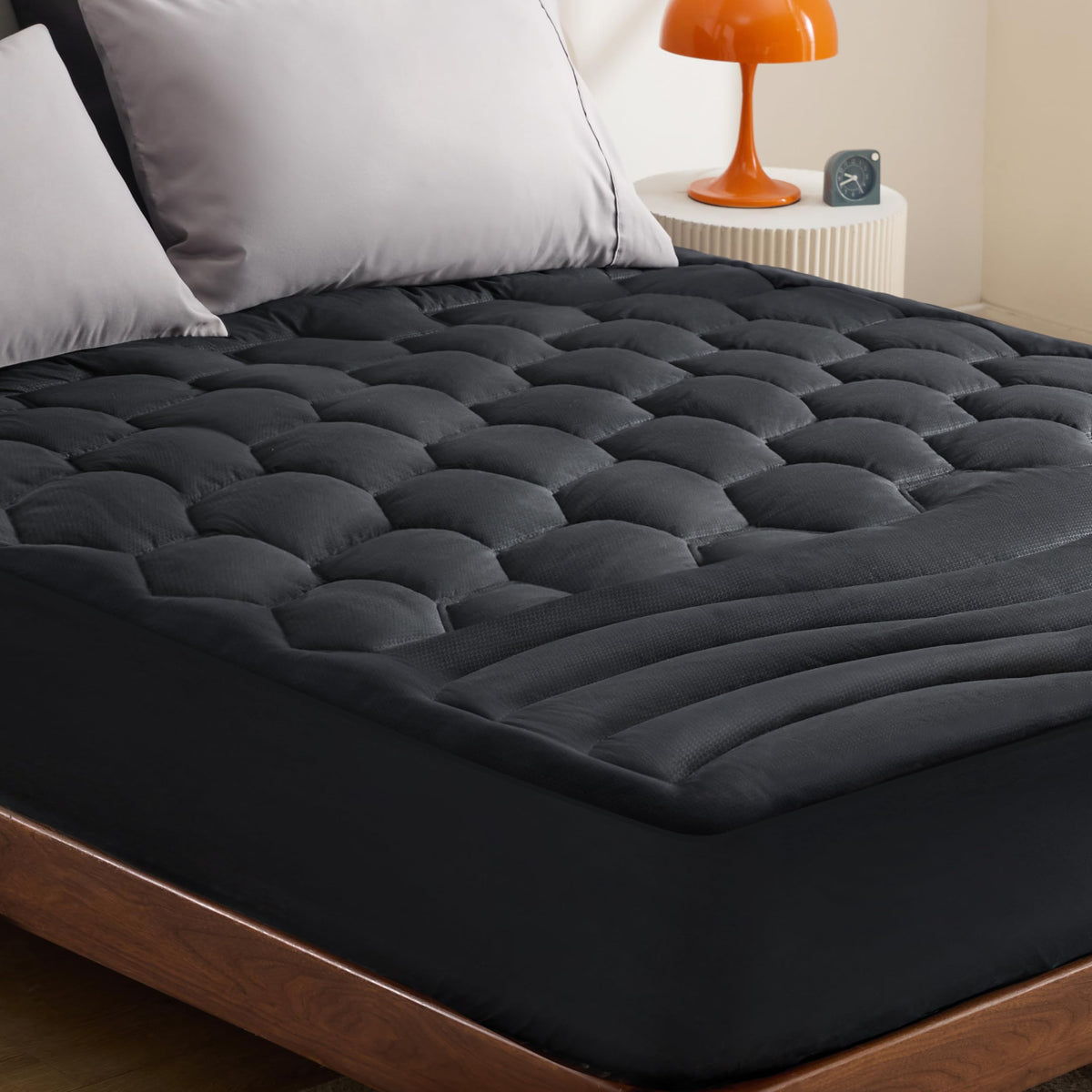 Bedsure King Mattress Pad, Mattress Topper with 8-21 Inches Deep Pocket