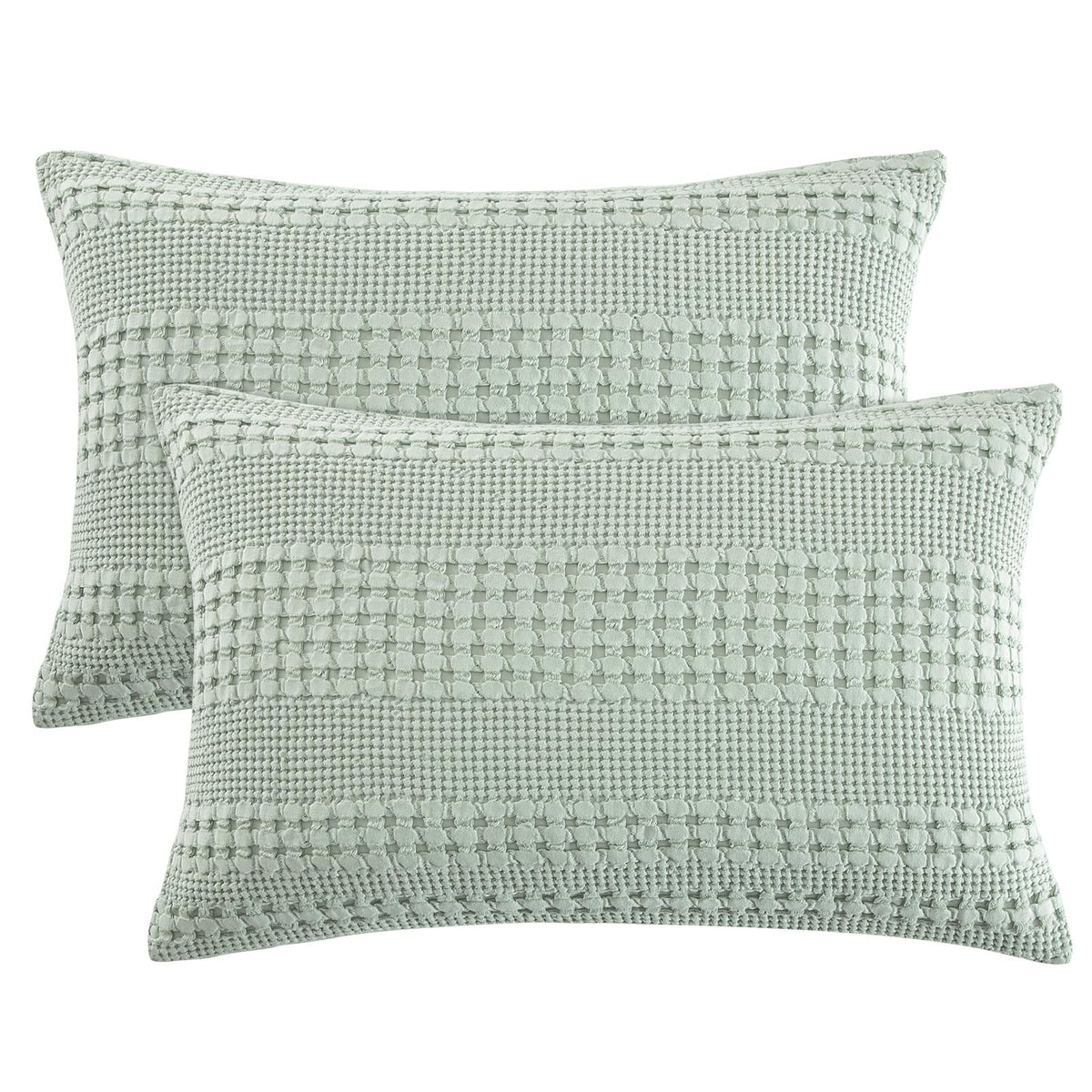 PHF Cotton Waffle Body Pillowcase 20" x 54", Oatmeal, No Insert