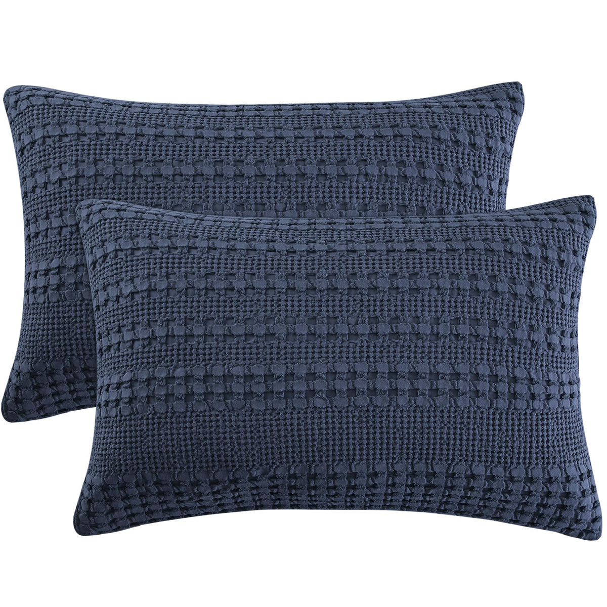 PHF Cotton Waffle Body Pillowcase 20" x 54", Oatmeal, No Insert