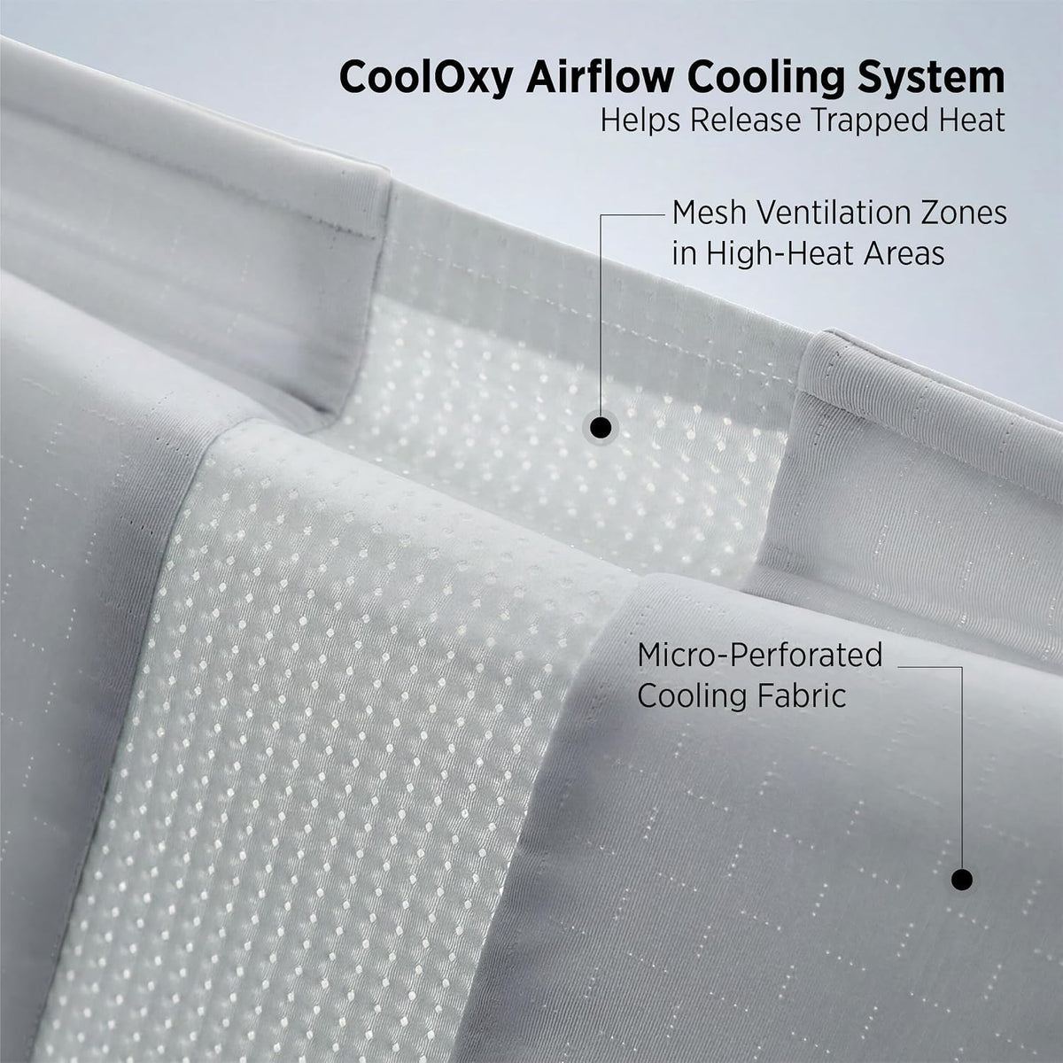 Bedsure CoolOxy Cooling Comforter King, 4X Breathable & Q-Max>0.45, Grey