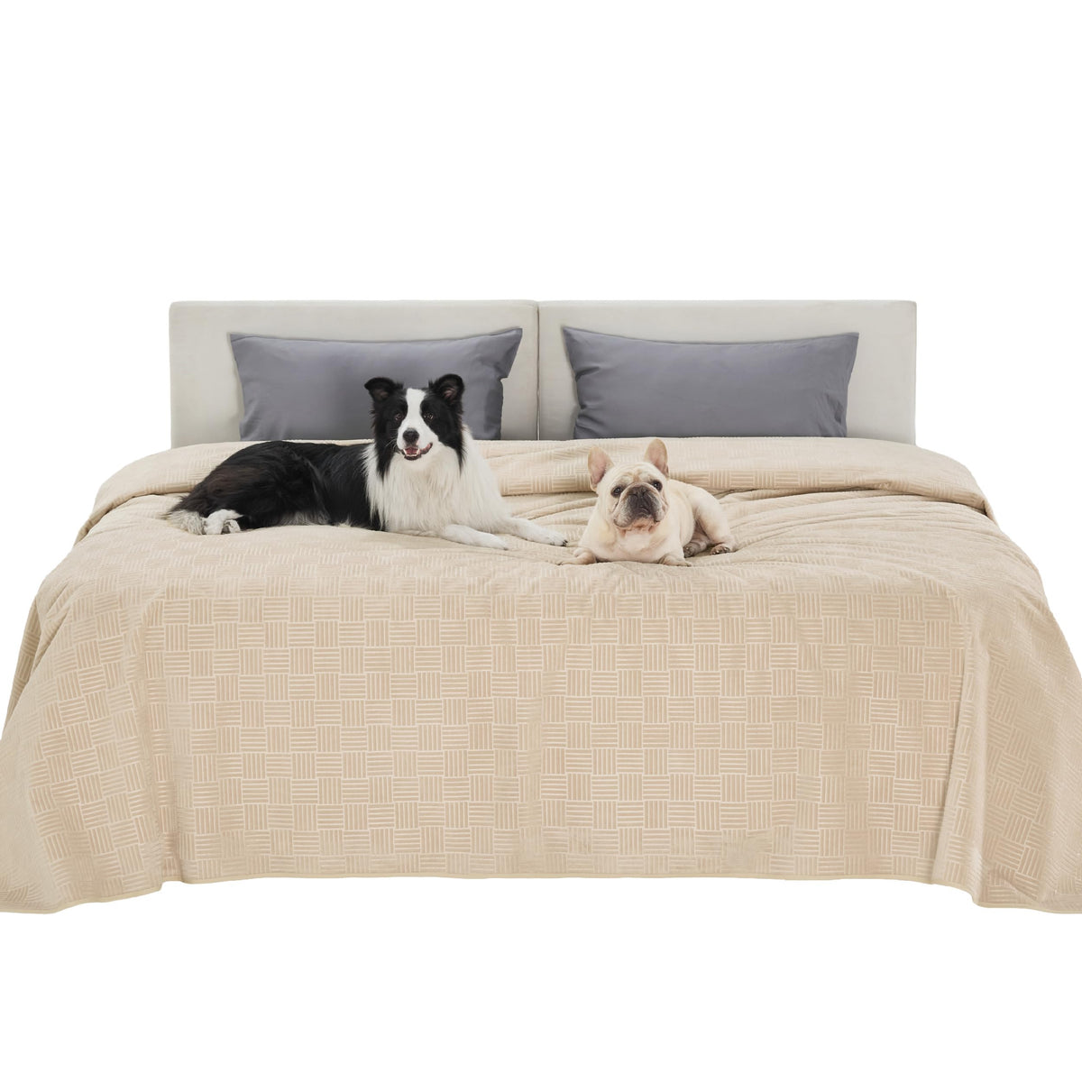 Bedsure Waterproof Bed Cover for Bed and Dogs Quick Drying, 82x102IN