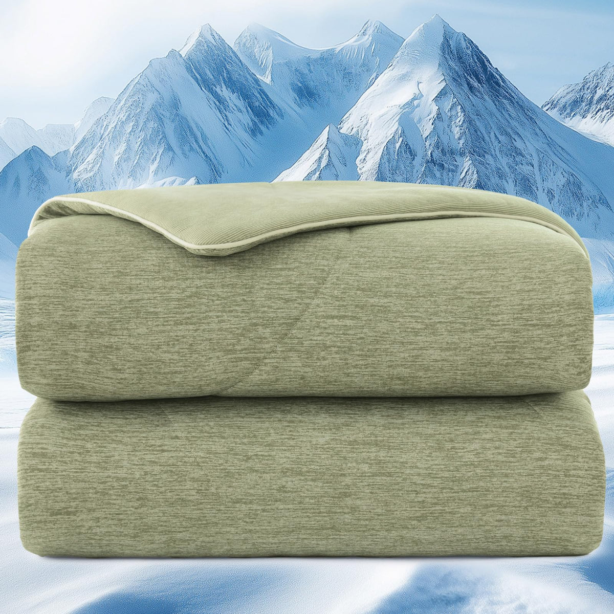 PHF Cooling Comforter, Rayon from Bamboo Soft Breathable Quilted Blanket