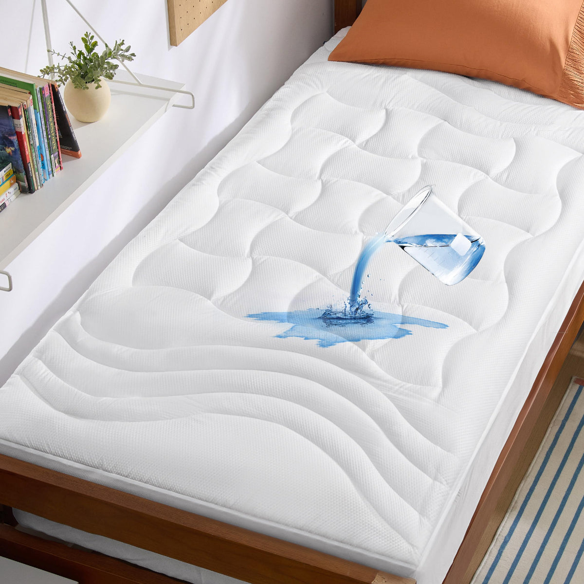 Bedsure Waterproof Mattress Protector Queen with 8-21 Inches Deep Pocket