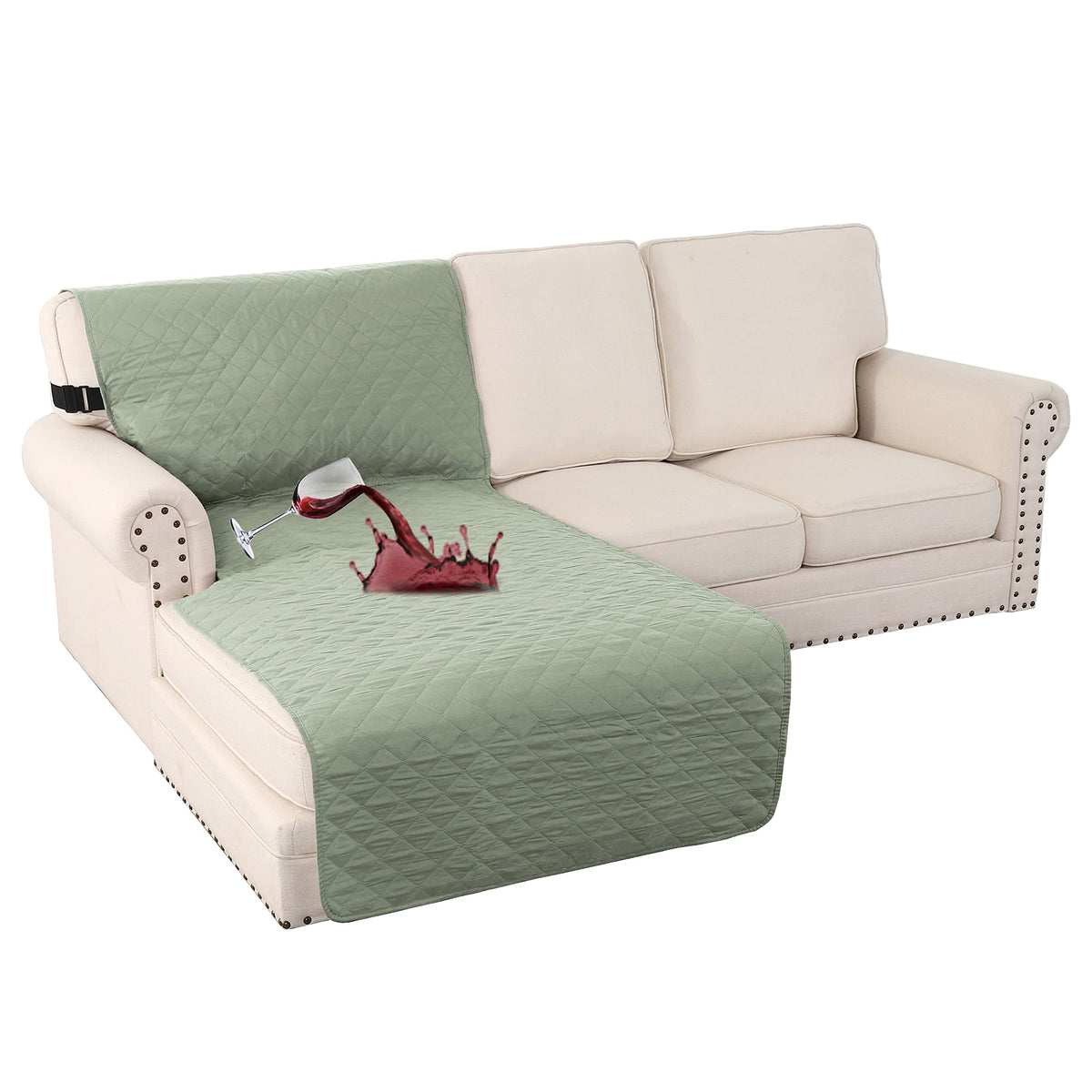 Turquoize 100% Waterproof Sofa Covers Couch Cover for Dogs, Sofa 70"