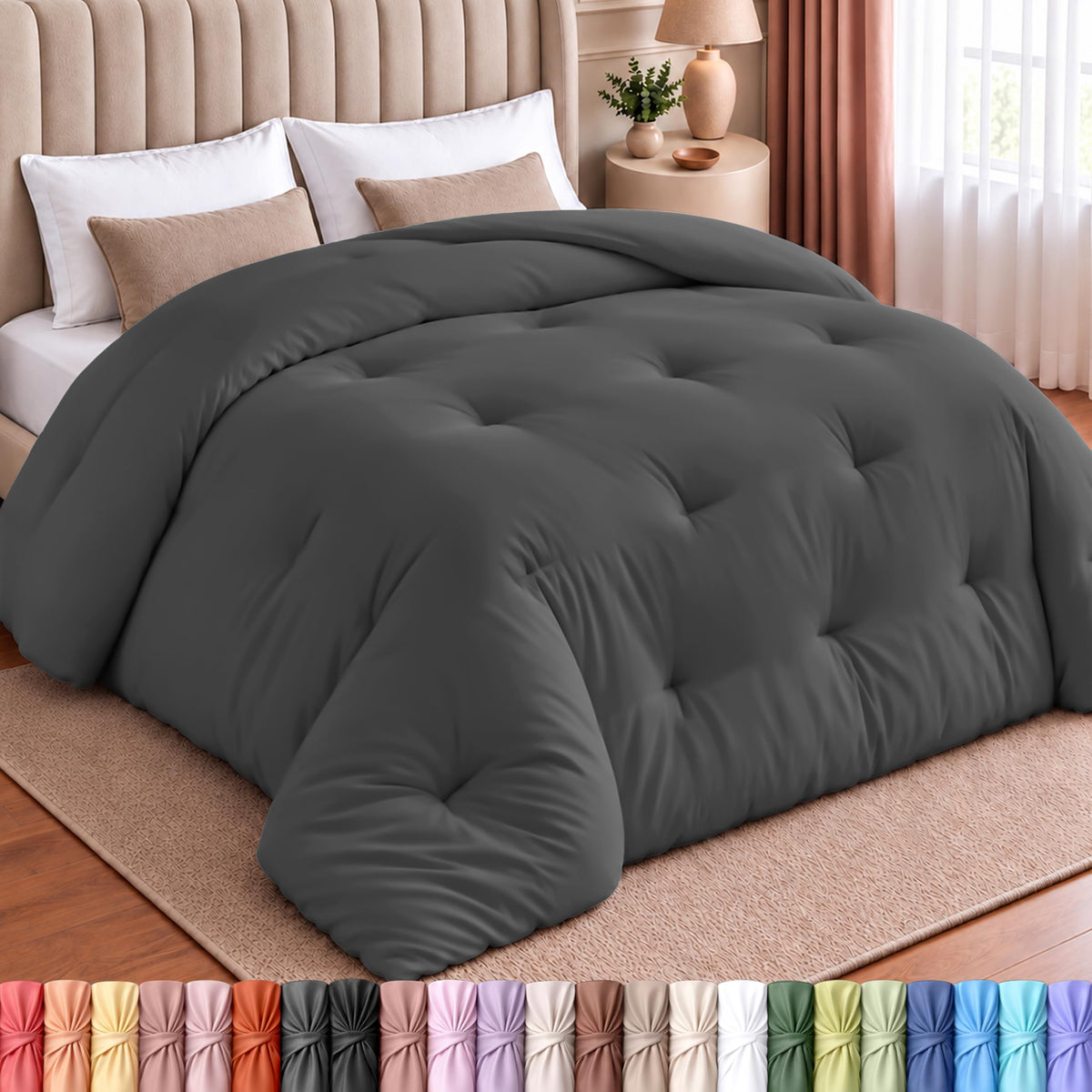 Utopia Bedding Twin XL Duvet Insert, White, Comforter, 68 x 92 Inches
