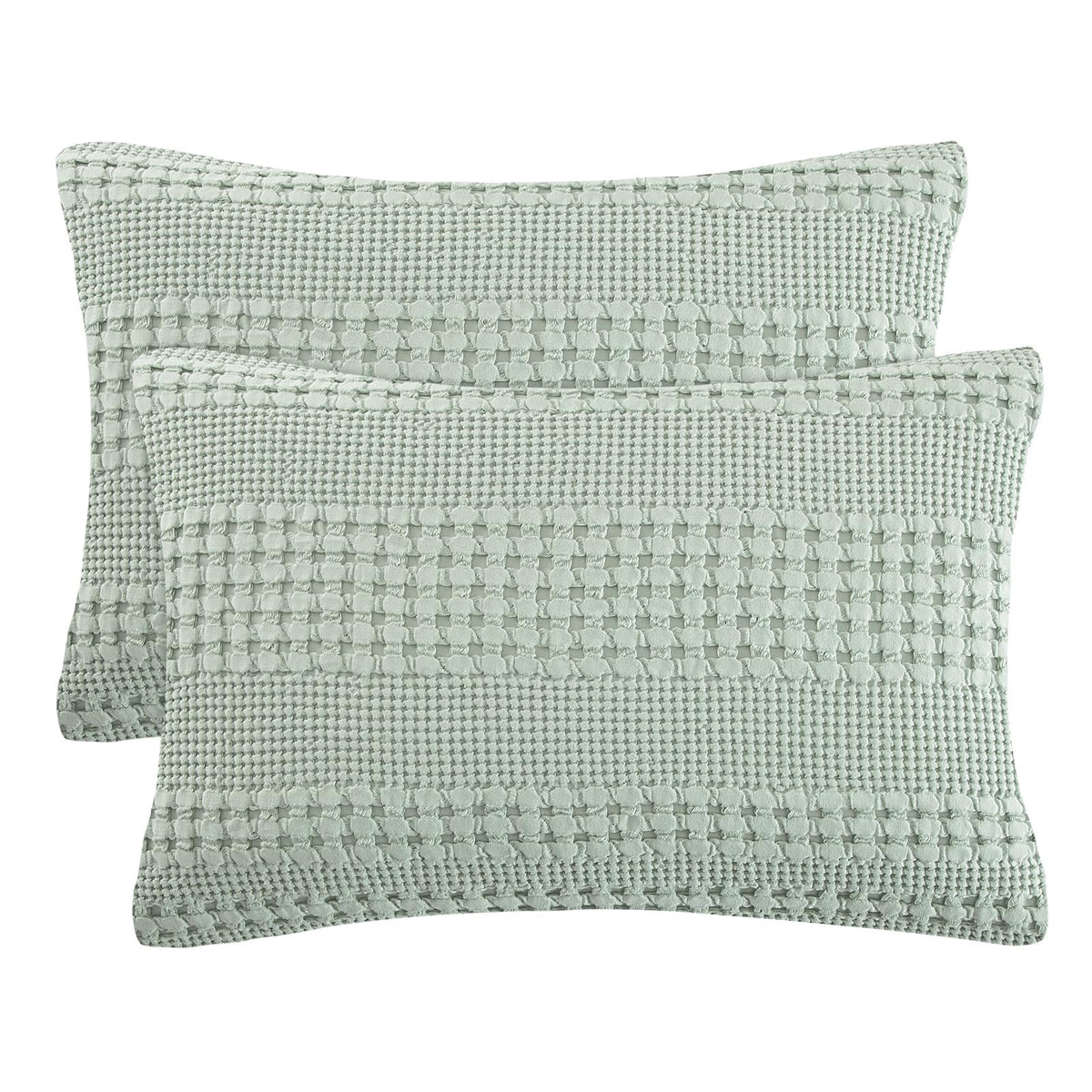 PHF Cotton Waffle Body Pillowcase 20" x 54", Oatmeal, No Insert