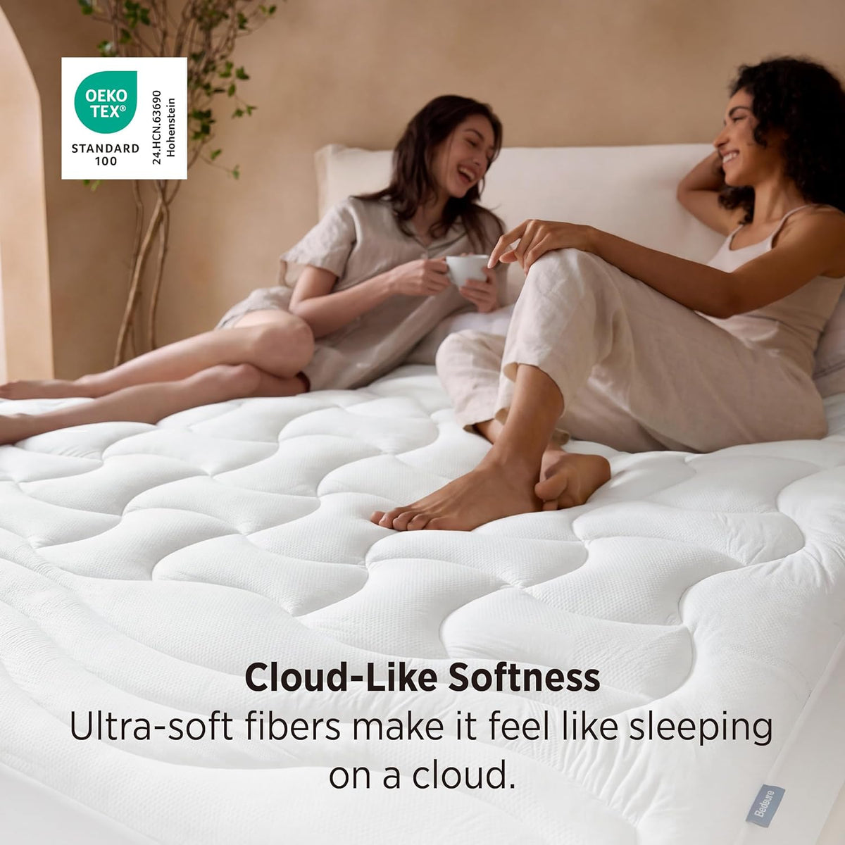 Bedsure Waterproof Mattress Protector Queen with 8-21 Inches Deep Pocket